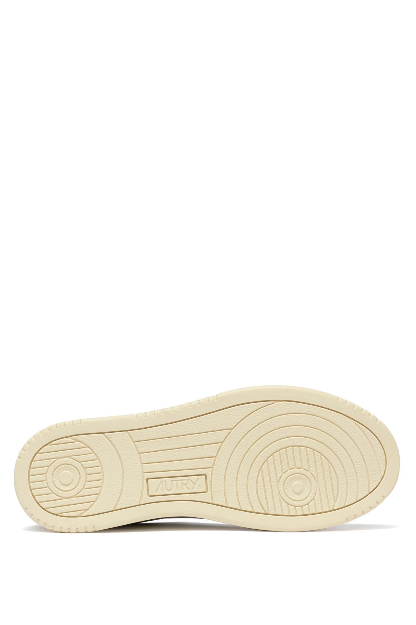 Autry Sneaker donna Medalist in pelle e camoscio glitter AULW PK01 WHT/GREY 