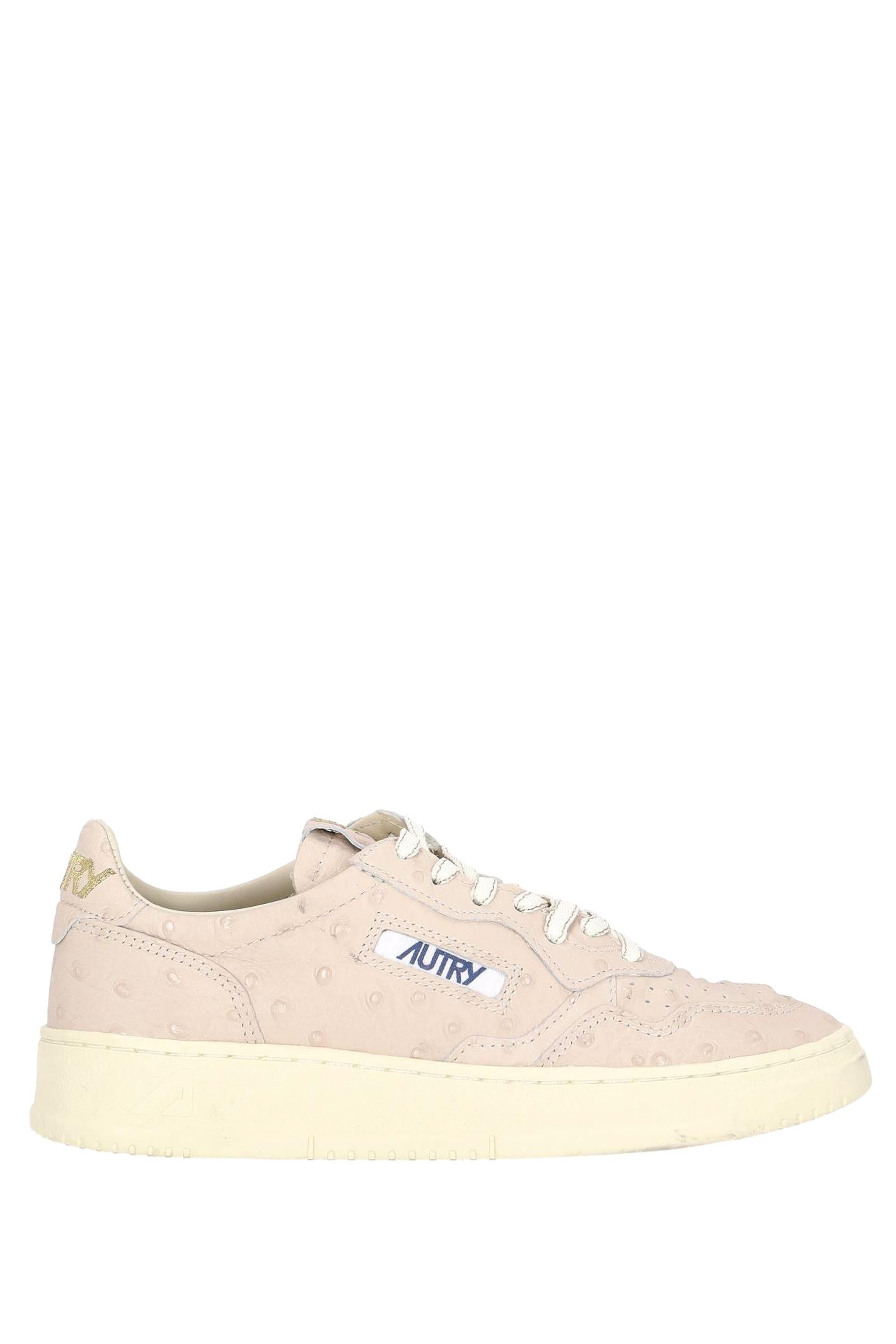 Autry Sneaker Medalist donna in pelle effetto struzzo AULW OT02 WOODASH 