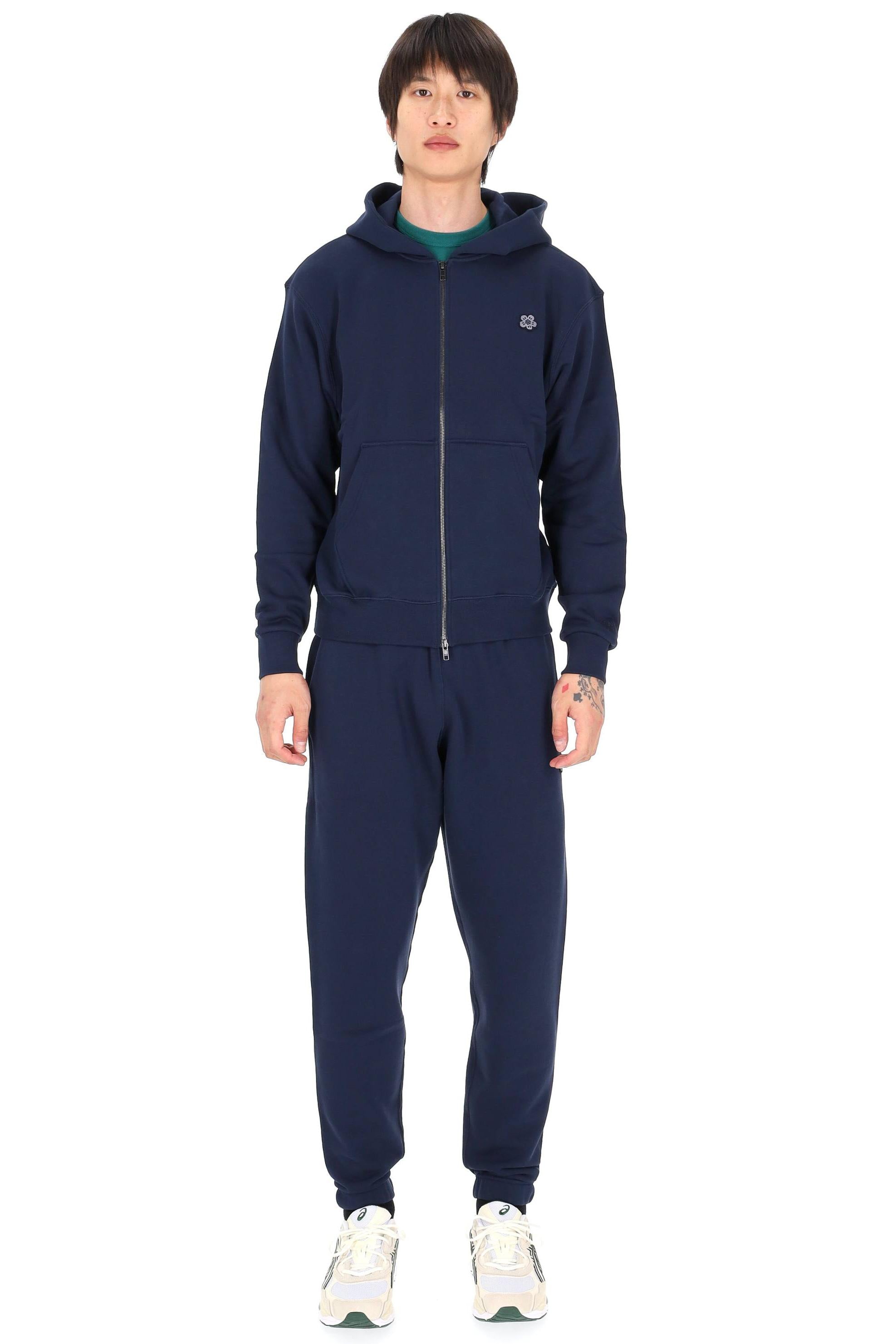 Kenzo Felpa zip up in cotone "boke flower" FG55HO2034MJ 76 