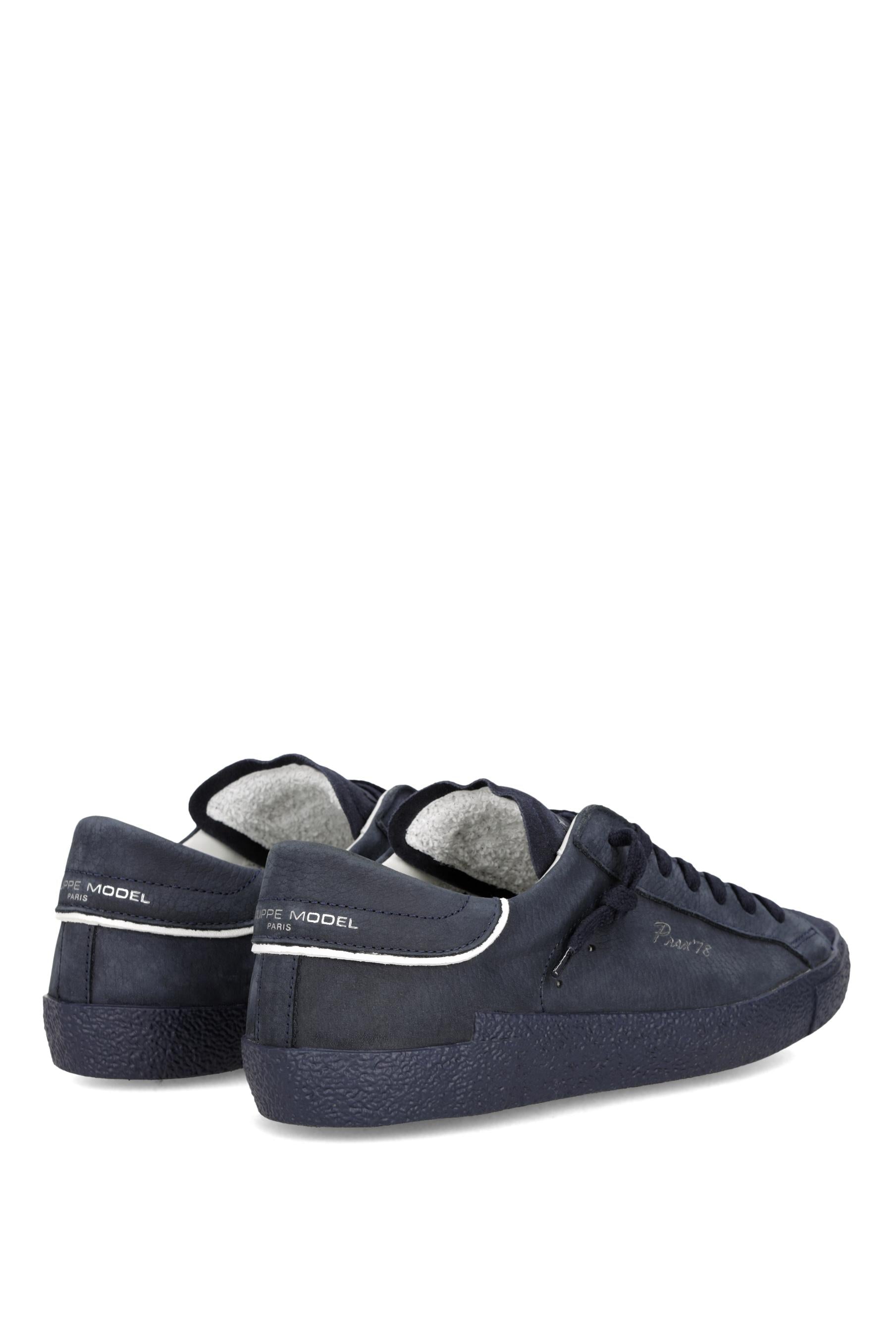 Philippe Model Sneaker modello Paris in nabuck tono su tono PRLU PRSX/18 NT04 