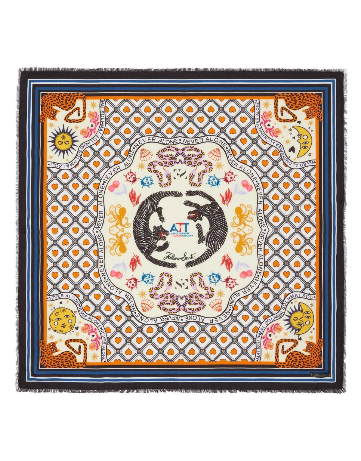 Faliero Sarti Sciarpa in cotone mod. Vivere 2011 99880 