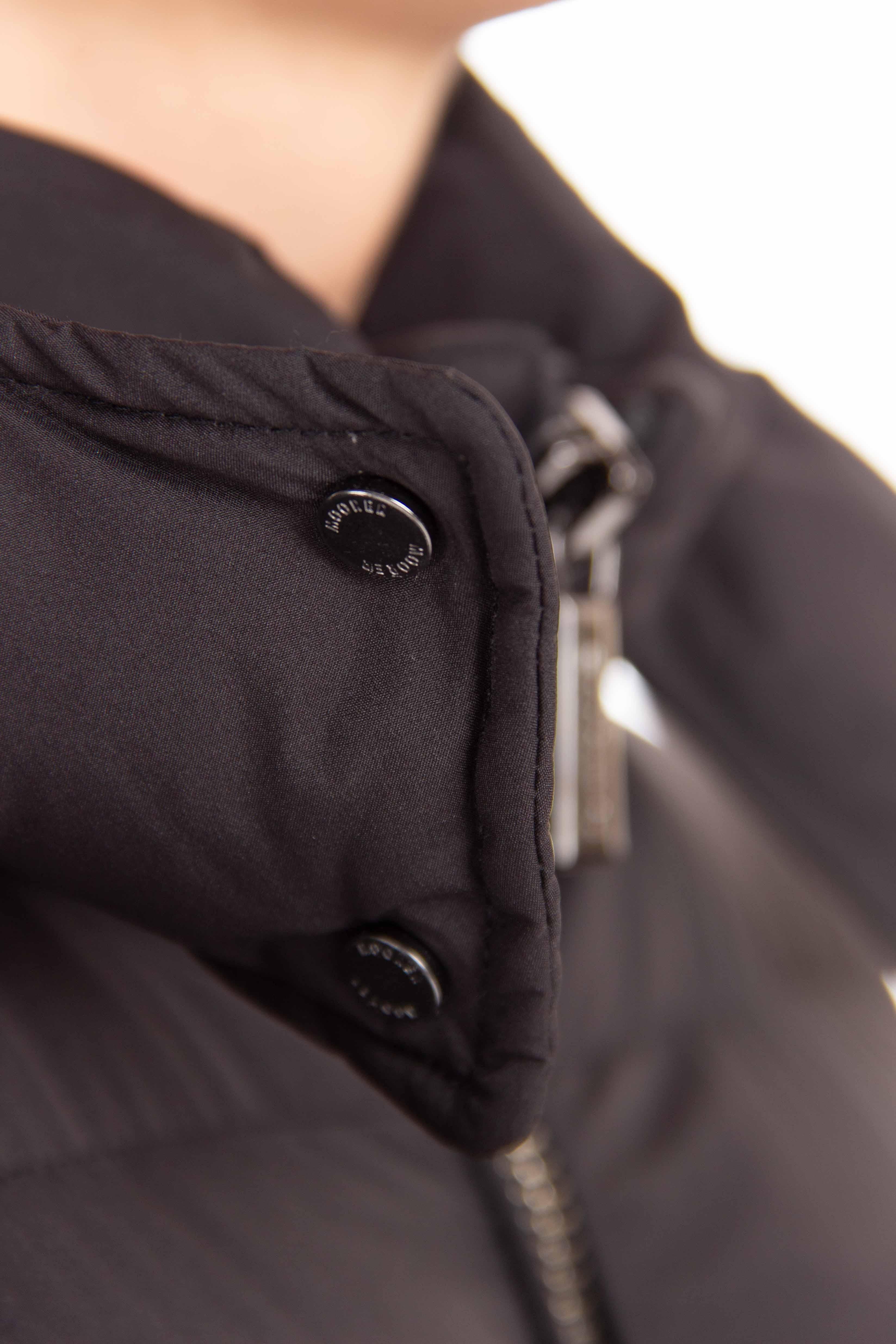 Moorer Piumino in nylon opaco modello Brett-SKT BRETT SKT NERO 