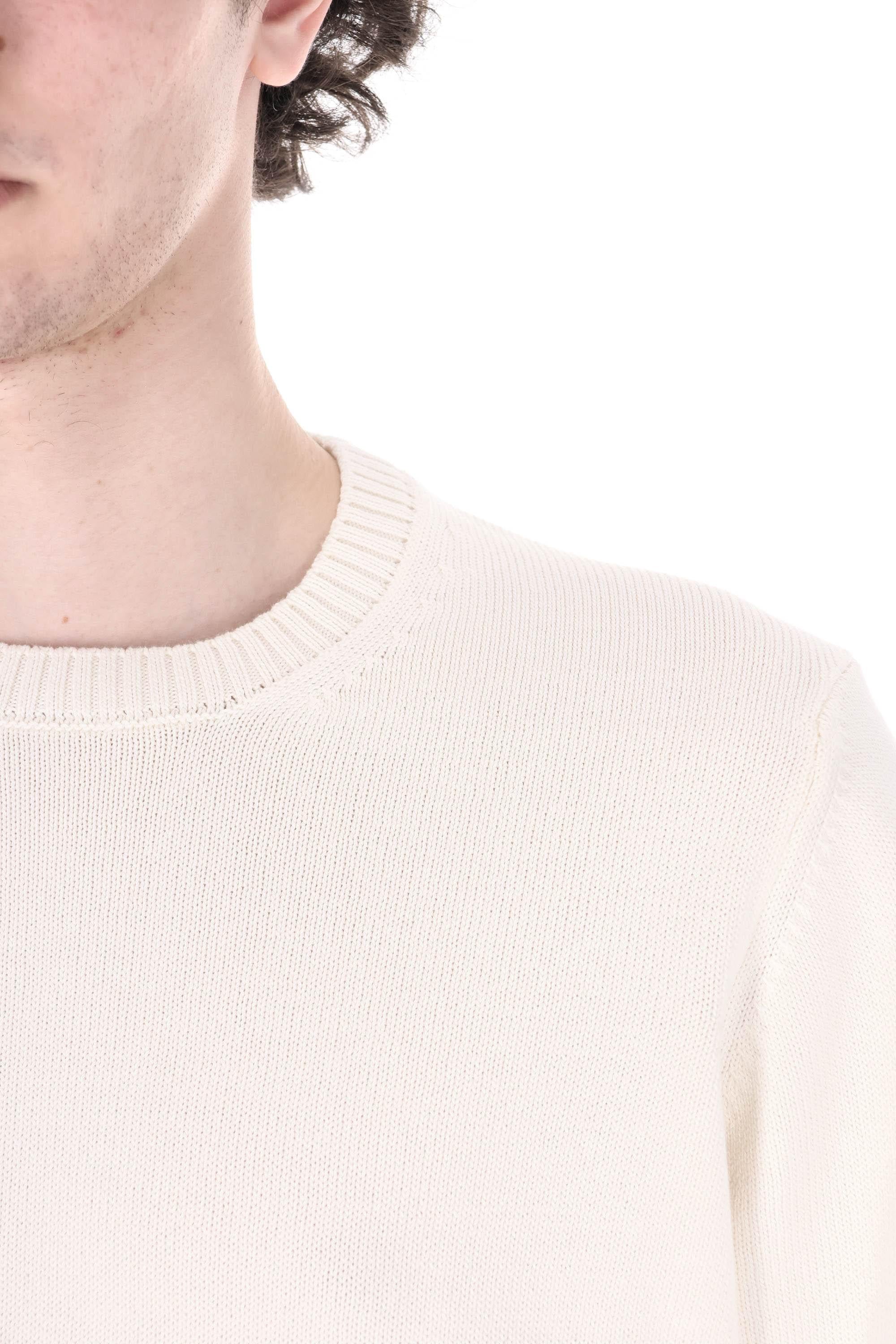 Drumohr Maglia girocollo in cotone finezza 8 D8Z103L 120 