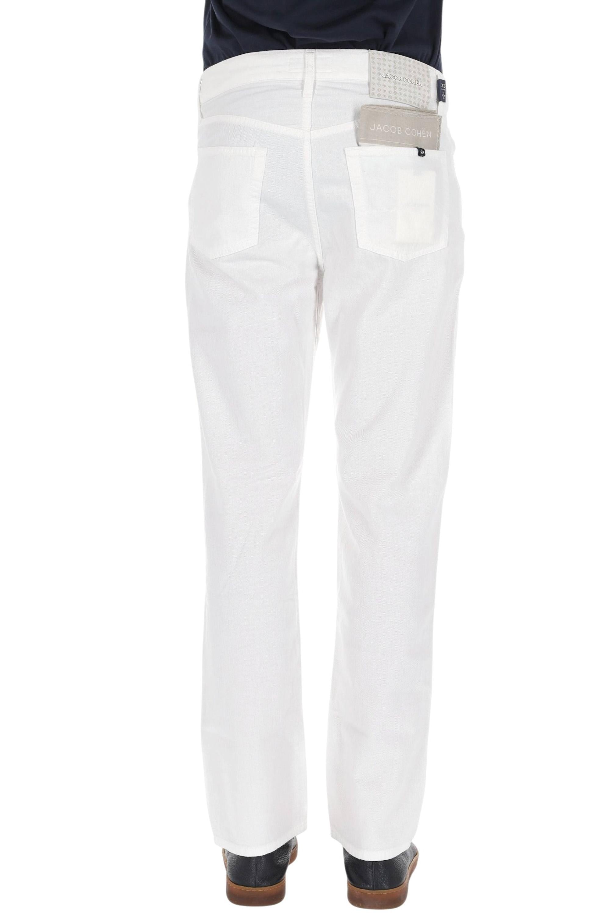 Jacob Cohen Jeans in puro cotone etichetta pelle Edo fit QE031-036-T864A A00 