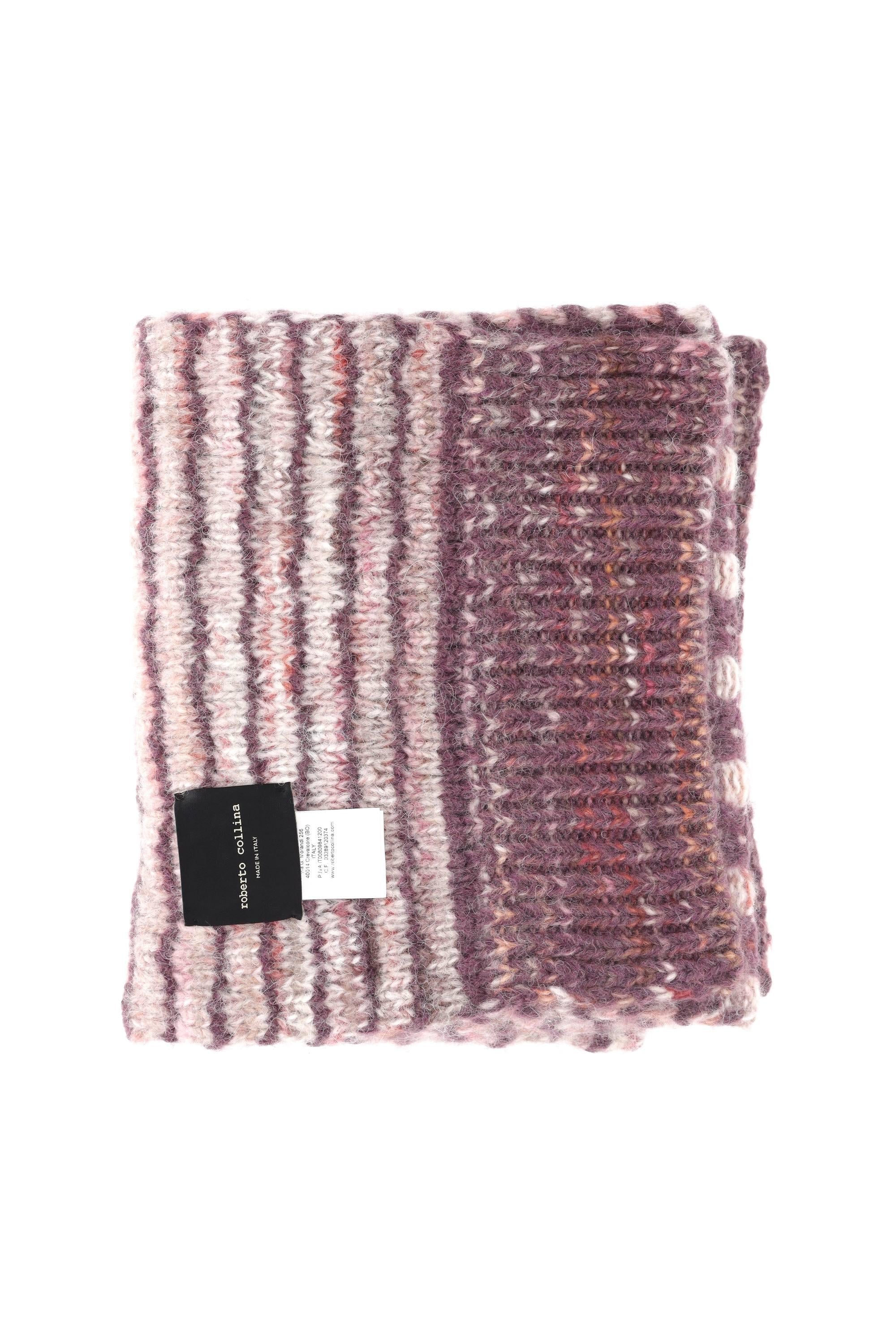 Roberto Collina Sciarpa in lana-alpaca a nido d'ape 3M46050 M4605 