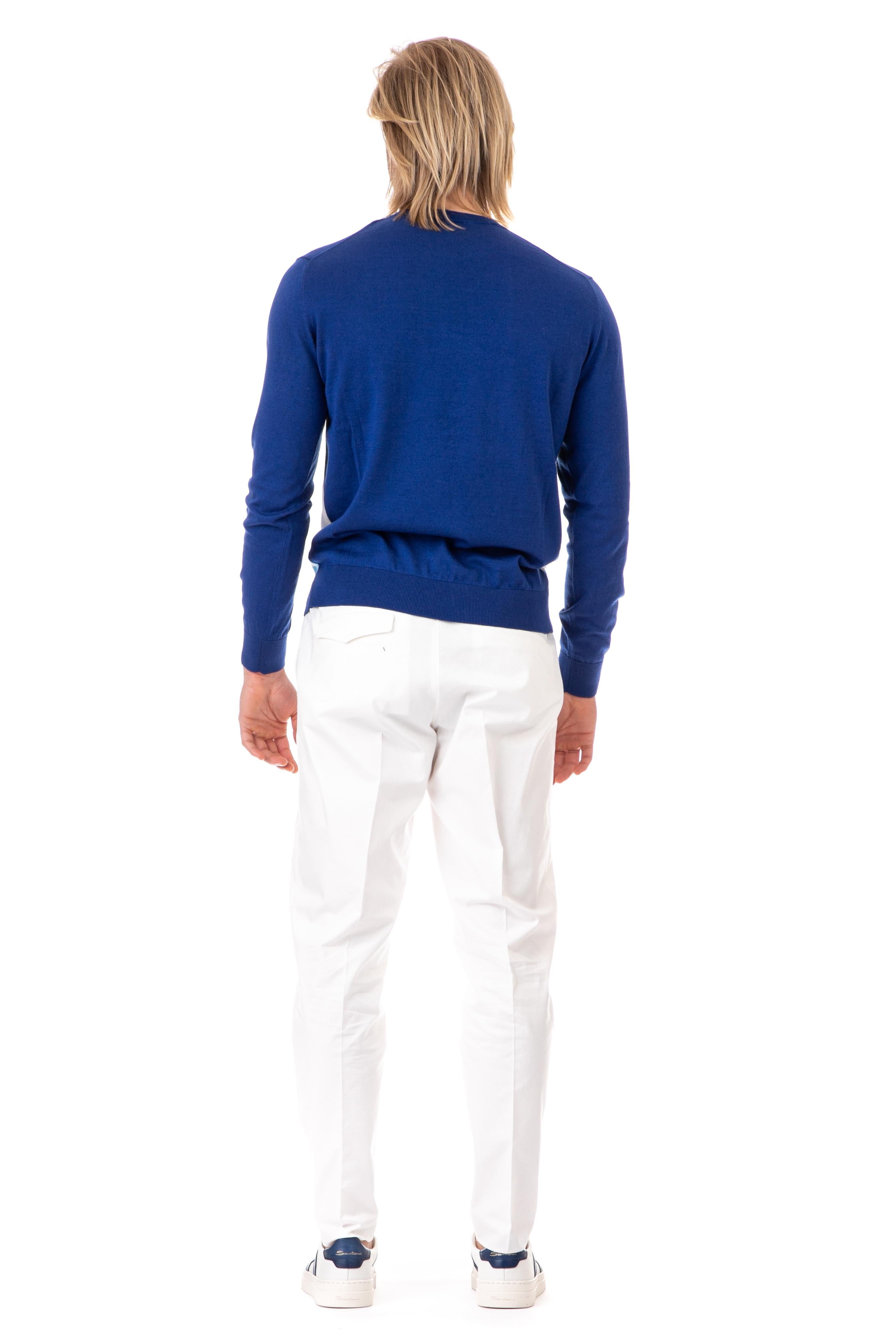 Ballantyne Maglia girocollo diamond in cotone-cashmere U2P000-14CA8/2 93760 