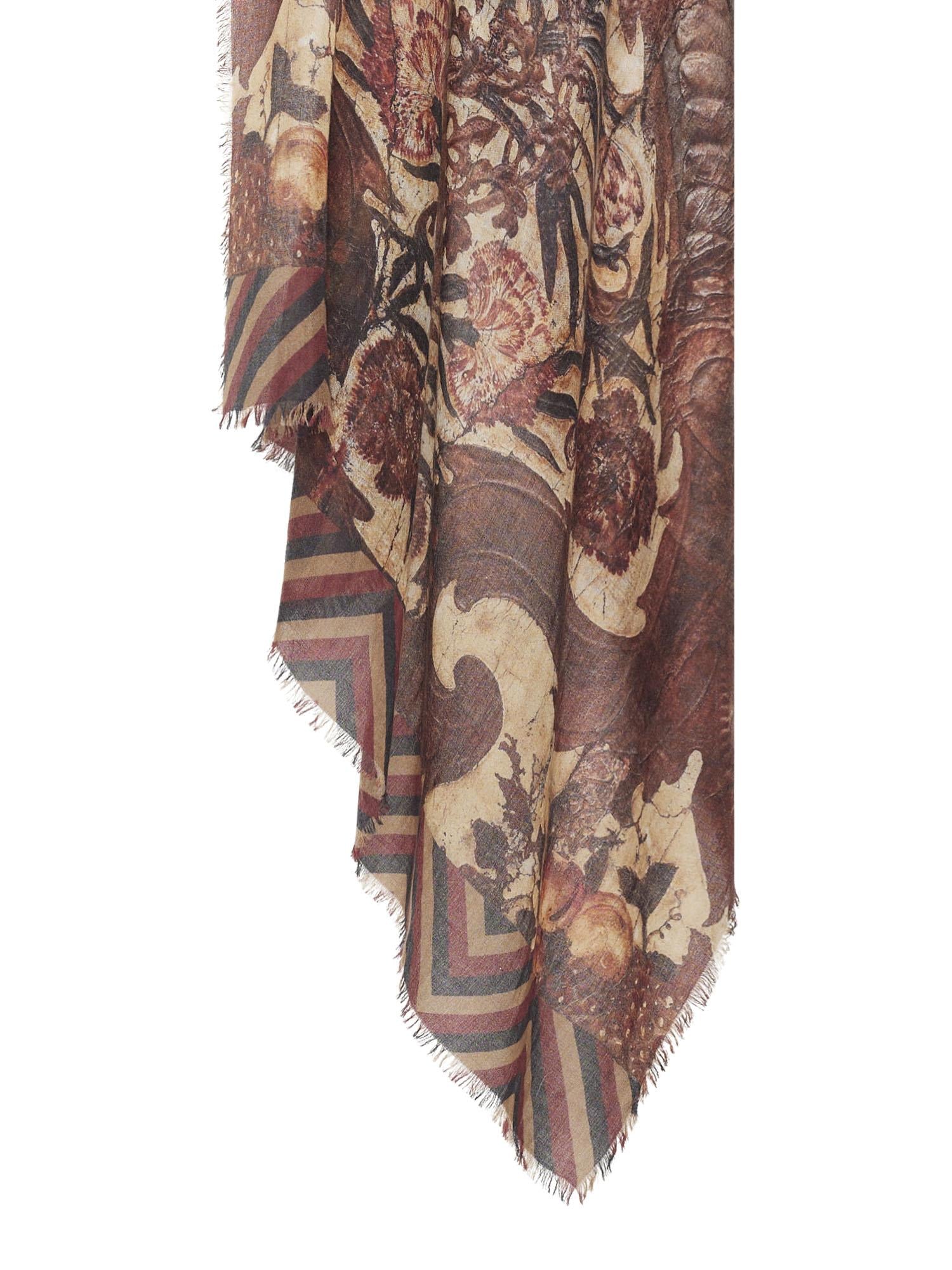 Pierre-Louis Mascia Sciarpa artigianale mod. Euclide in cashmere 515630 101-21 
