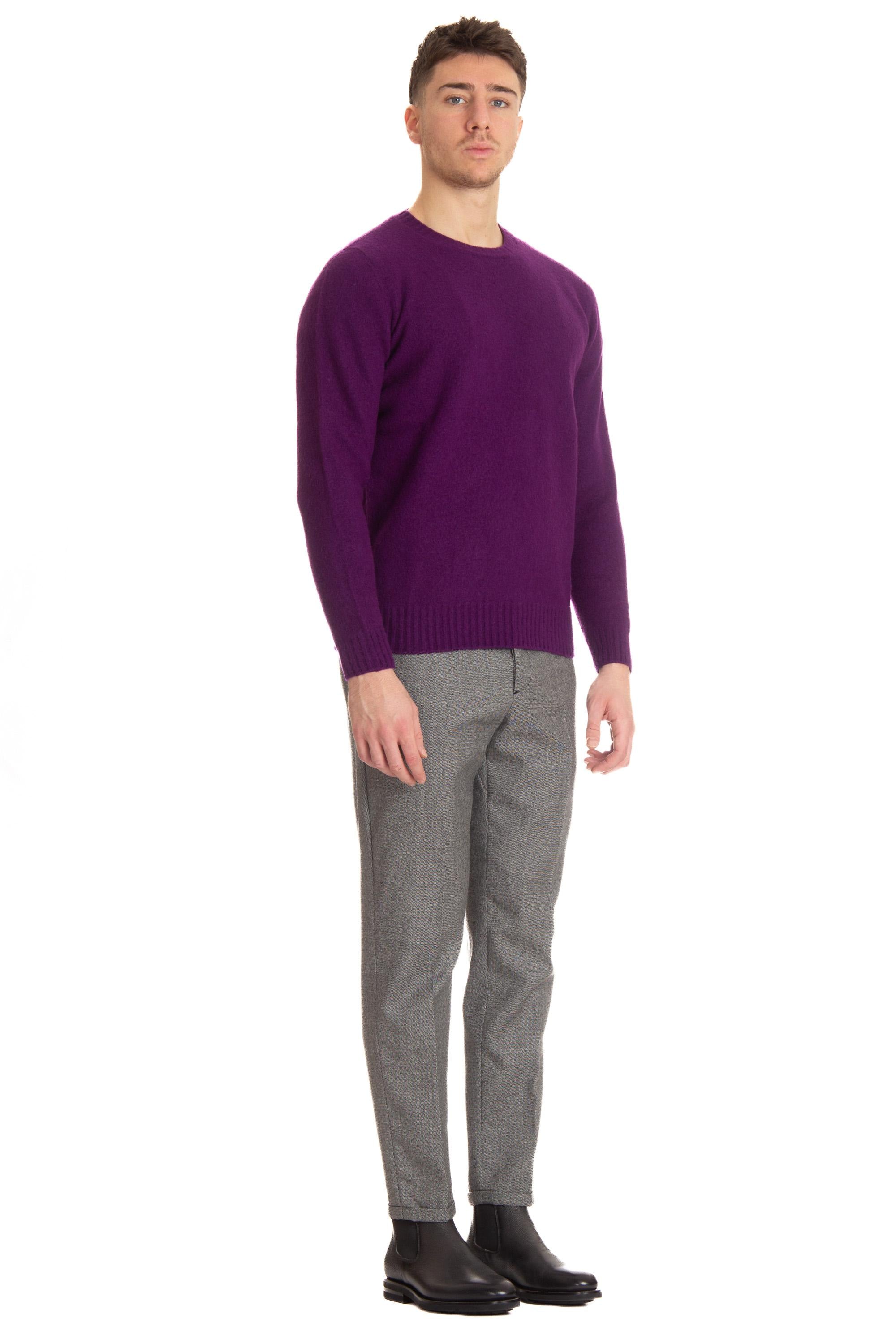 Maglia girocollo in lana garzata D8W103G.3 856 Drumohr 
