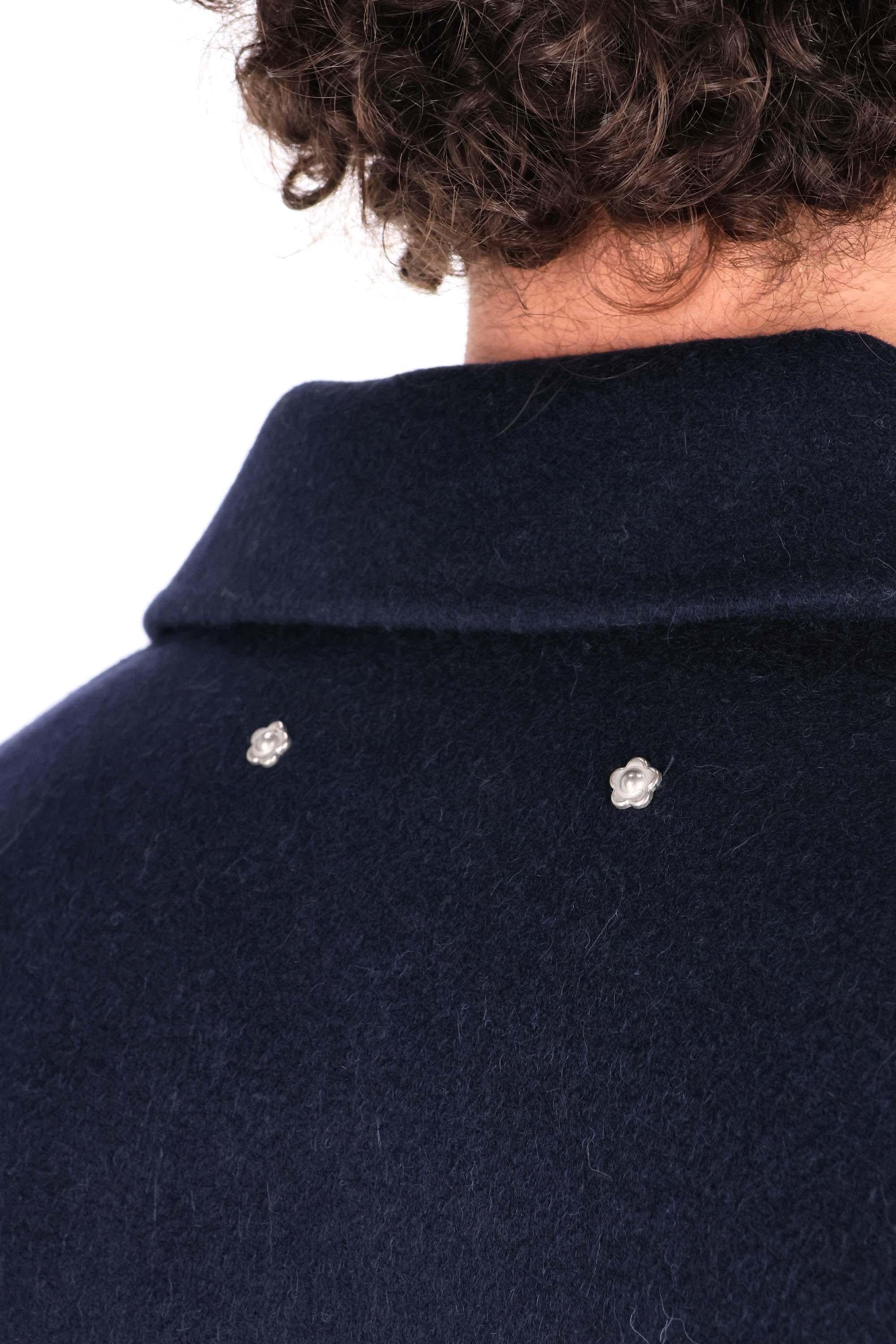 Kenzo Work jacket cropped in lana-alpaca FF65VE2349WB 79 