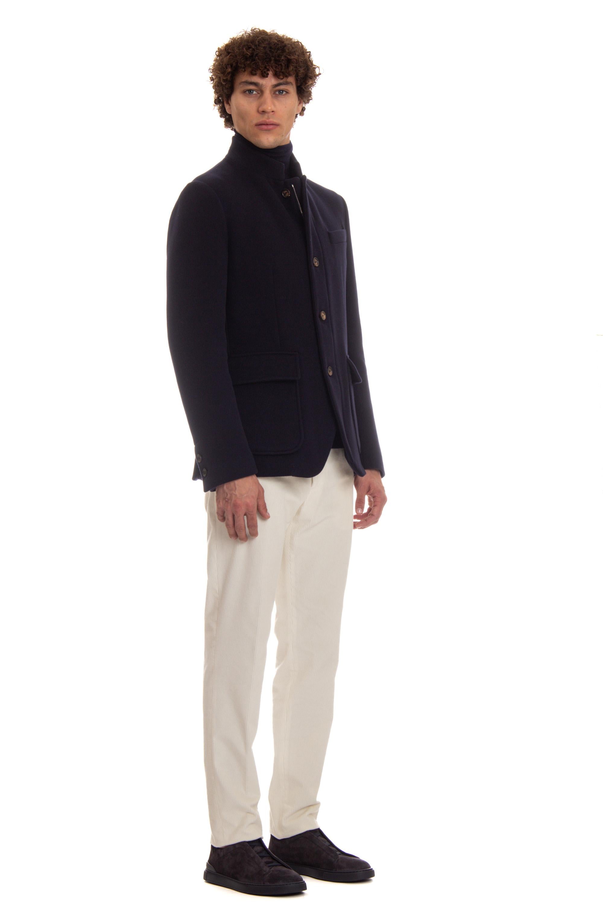 Giacca-outerwear in double di lana J75GIAD02 TES0J008 11 Eleventy 