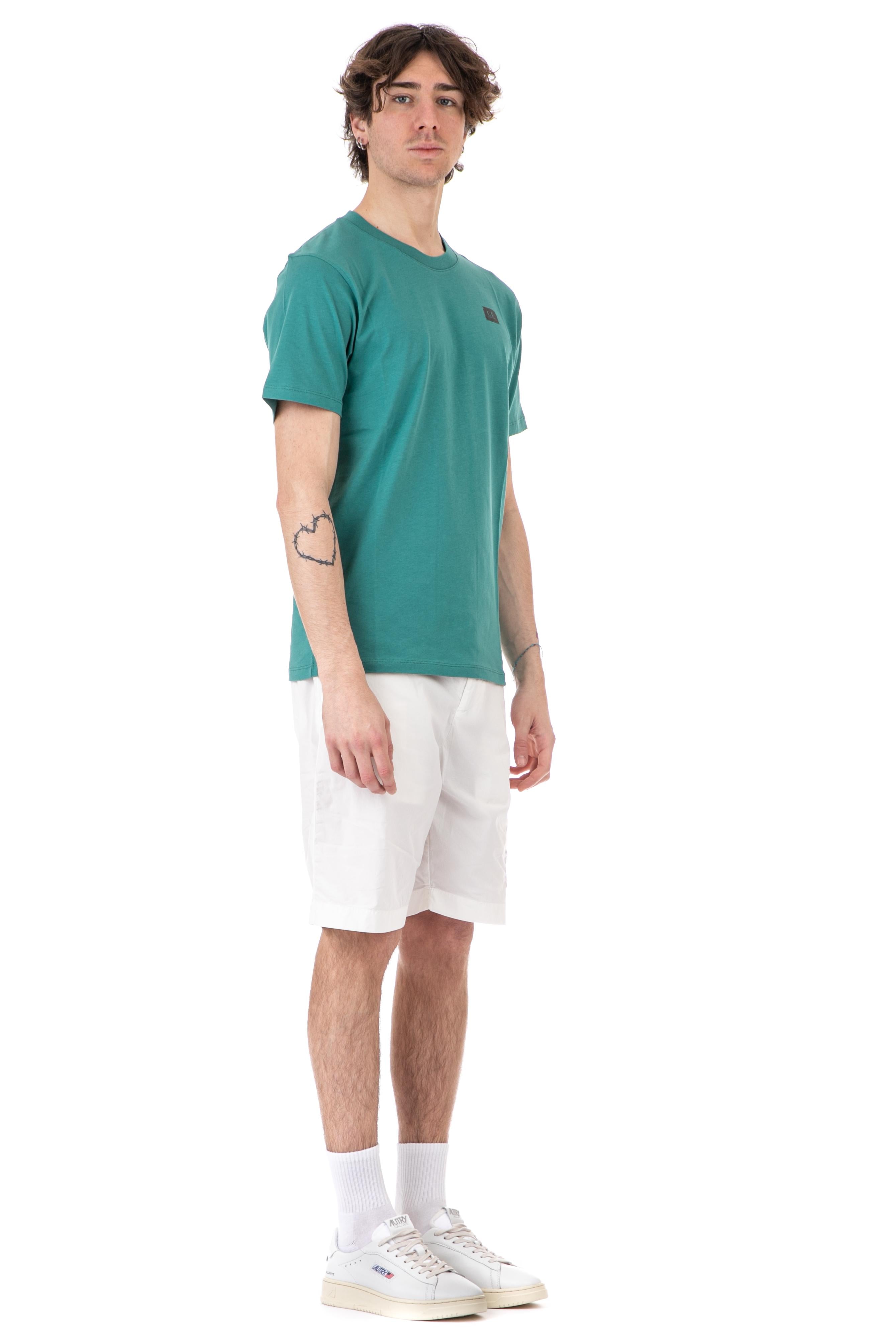 T-shirt in cotone con logo CMTS069A 006011W 673 CP Company 