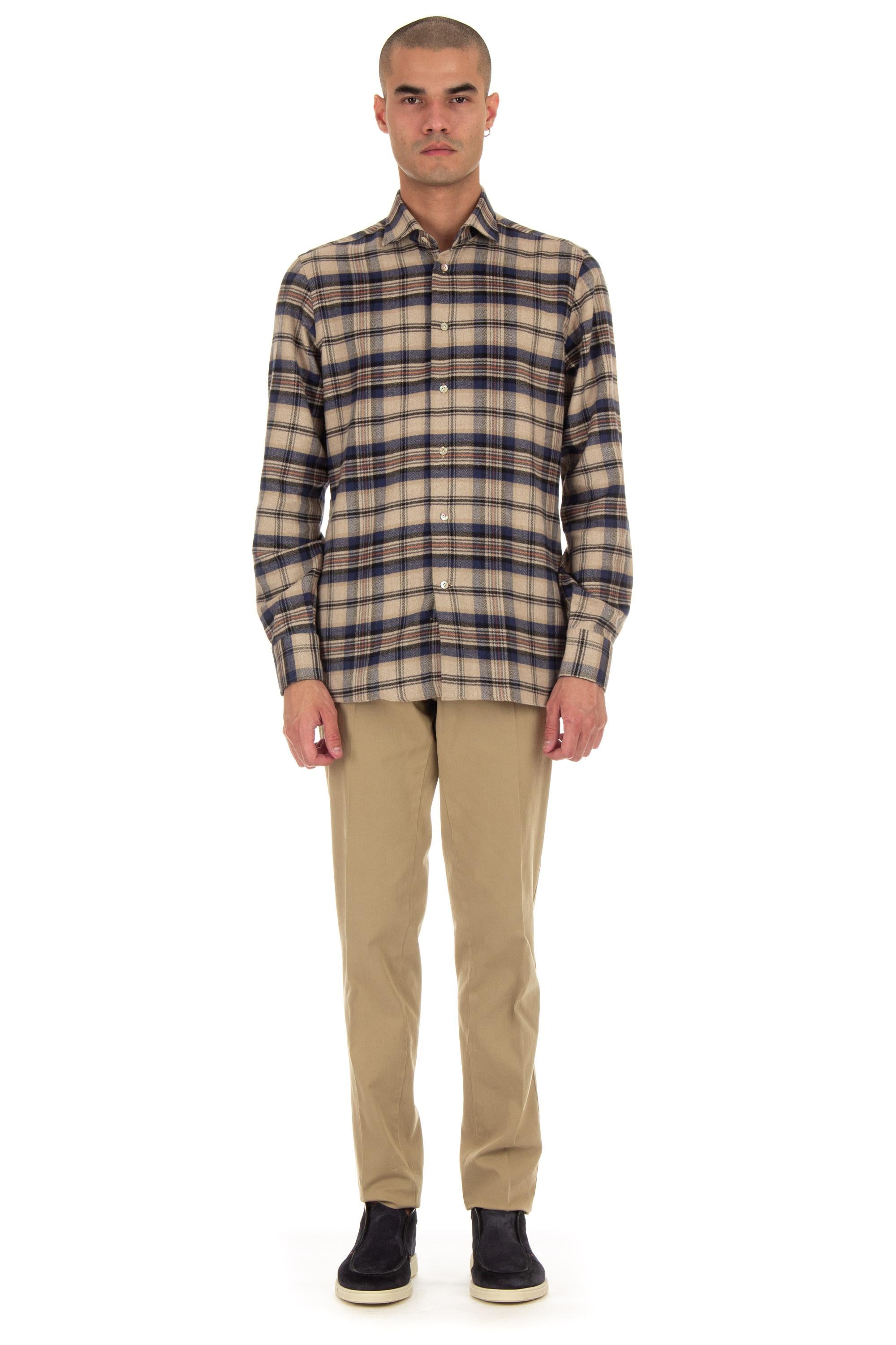 Camicia in flanella check 17029 2 Borriello 