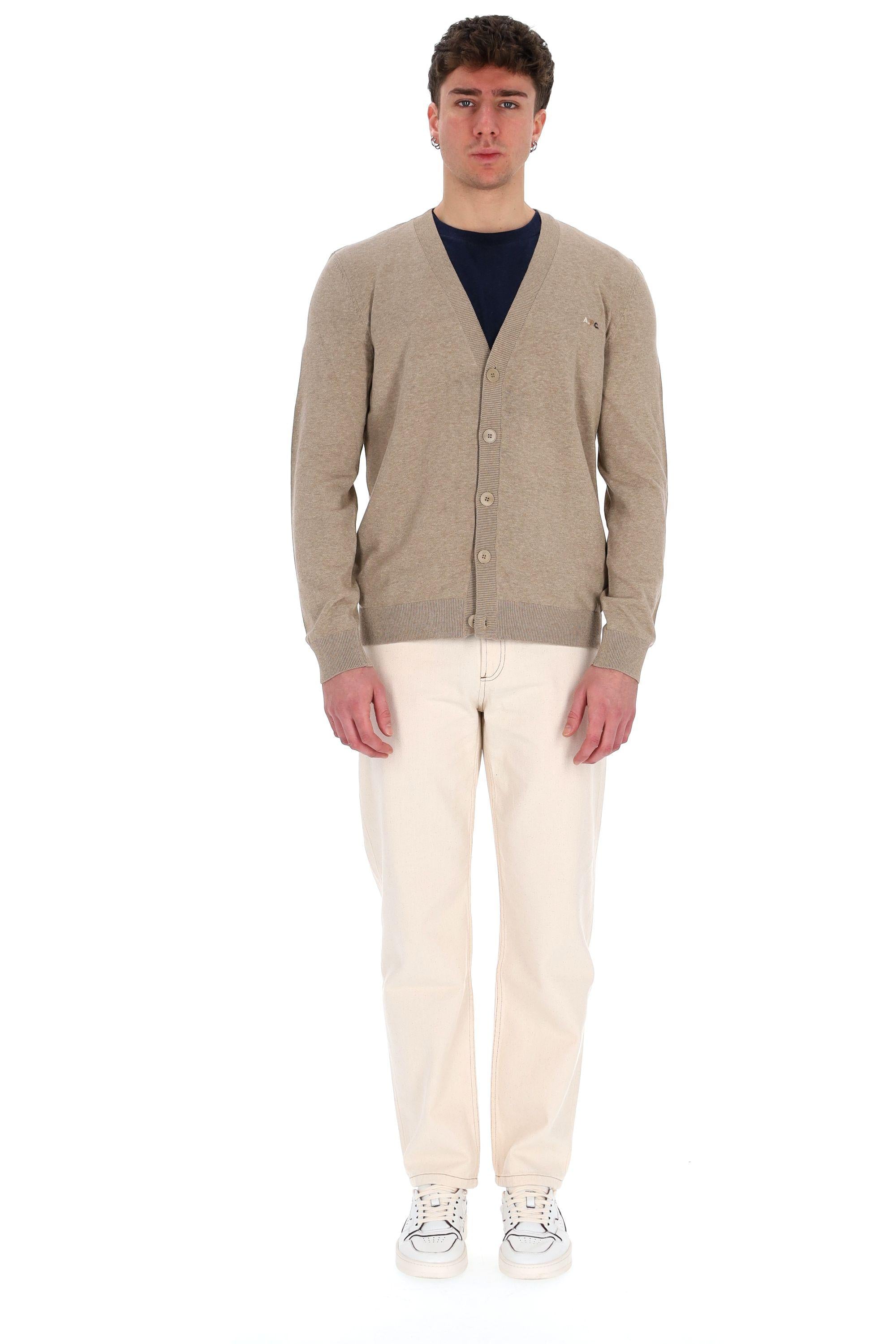 A.P.C. Cardigan in puro cotone mod. Jamie COEZJ-H22315/2 PBC 