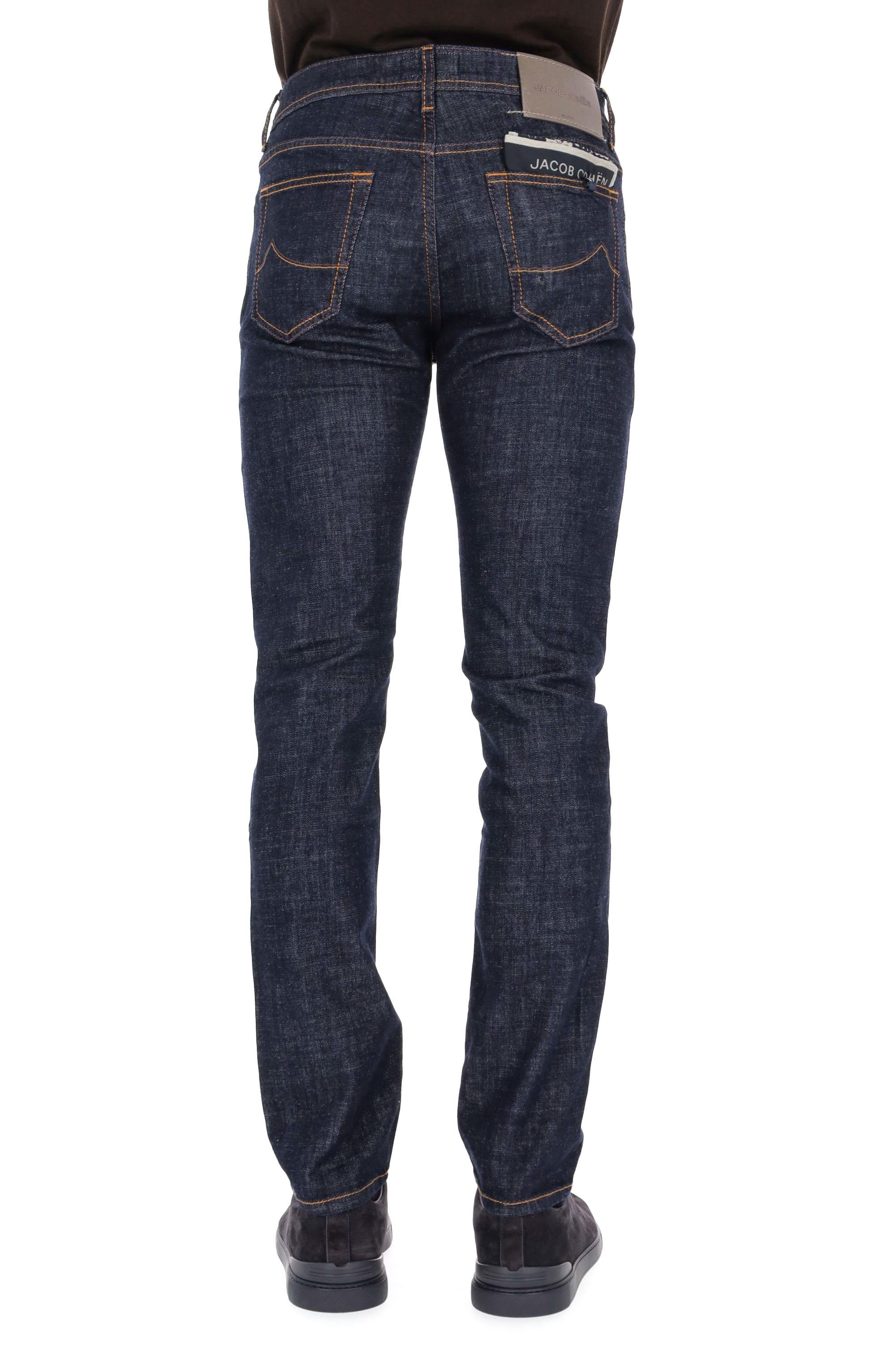 Jacob Cohen Jeans etichetta pelle saffiano Nick fit JUM_QE004-032-S3736 100D 