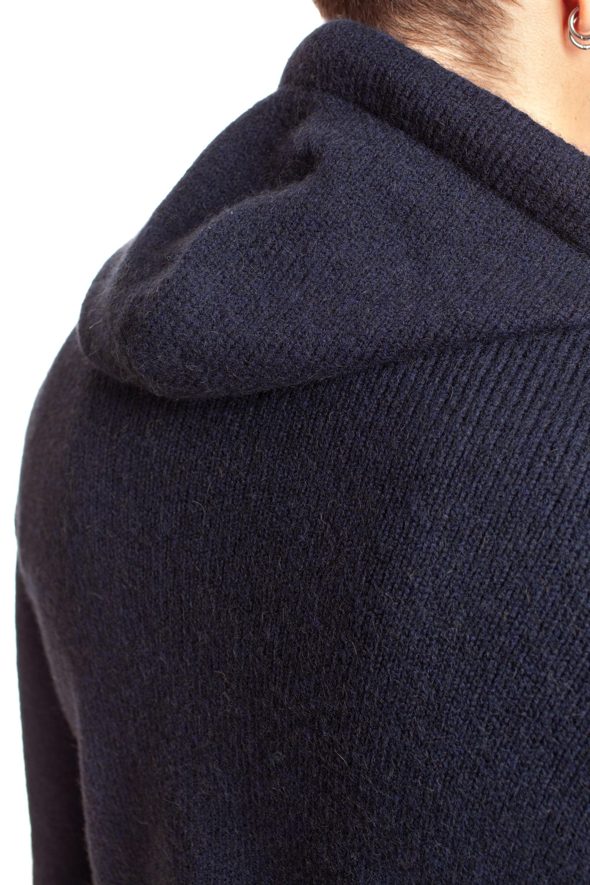 Maglia in cammello con cappuccio RP40307 RP4010 Roberto Collina 