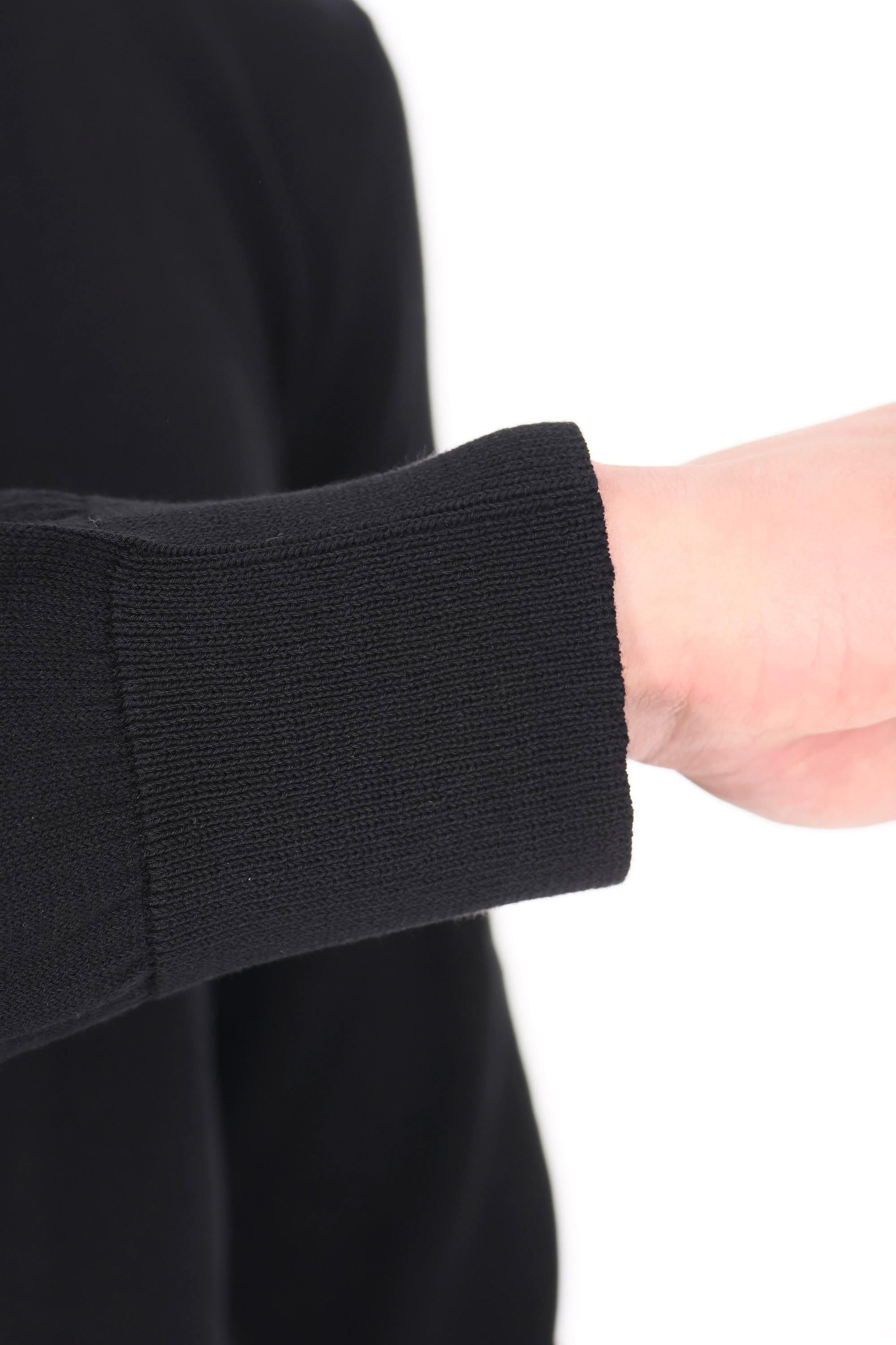 A.P.C. Maglia girocollo in cotone con logo COEZJ-H23455 LZZ-NOIR 