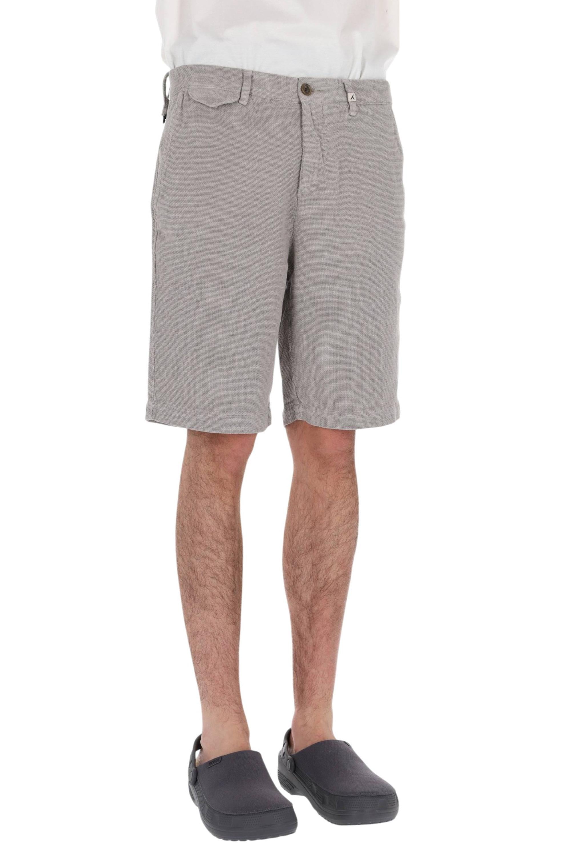 Myths Bermuda tramato in cotone e lino 26M74B 87 46 