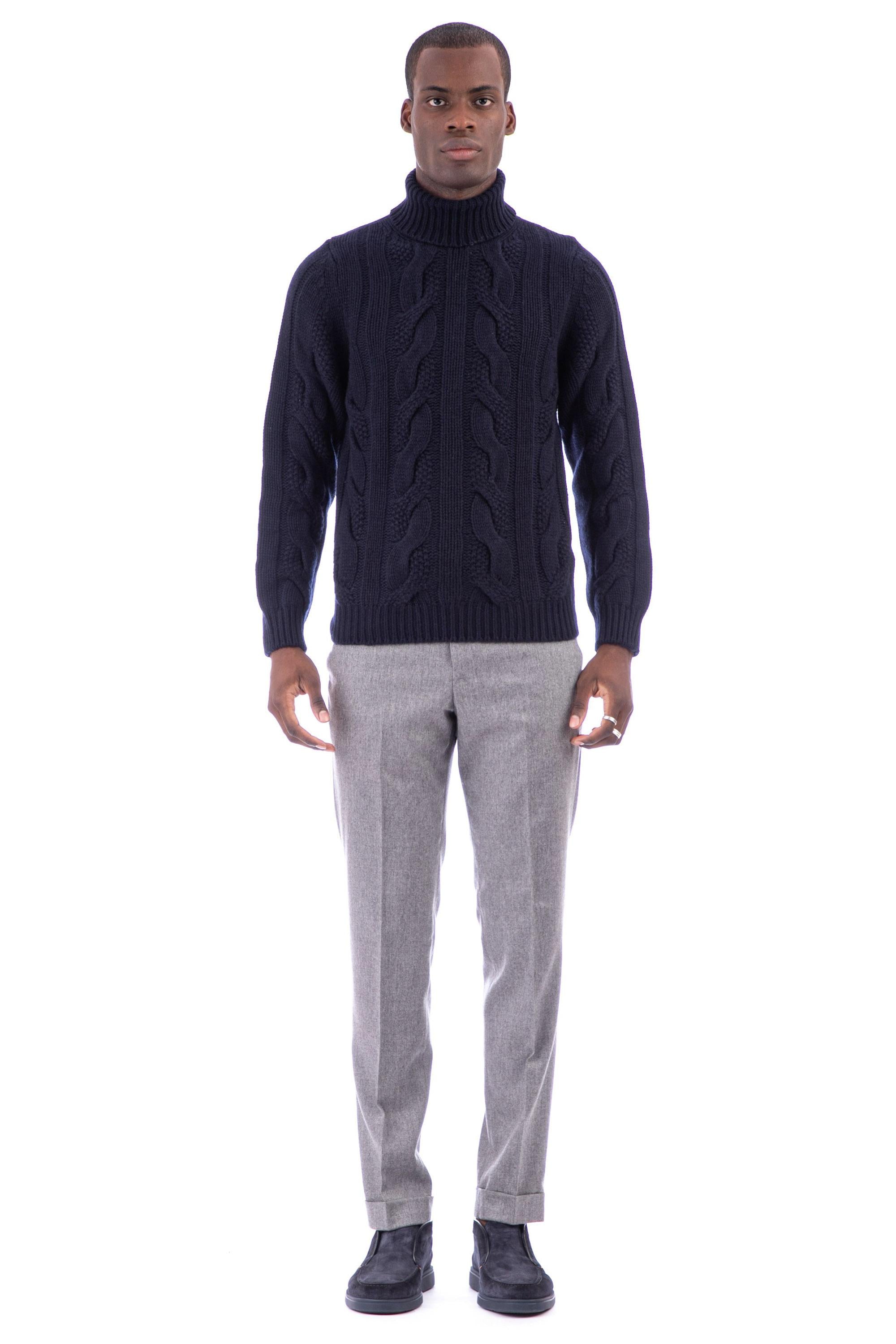 Maglia dolcevita in puro cashmere finezza 3 WS28034 20102 Il Setaccio 
