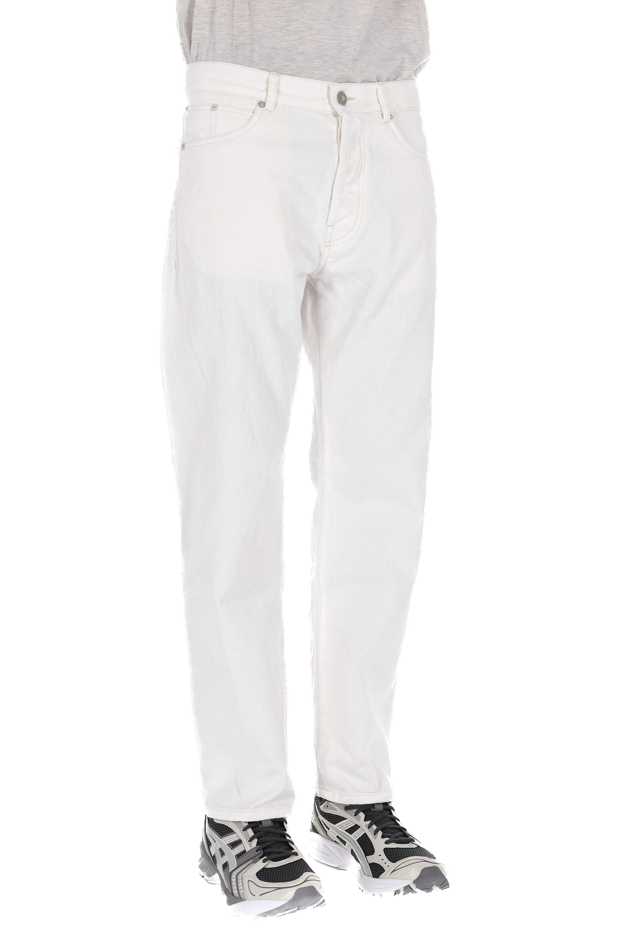 CP Company Jeans bianco in bull di cotone 10oz MPA286A11  0625W 103 