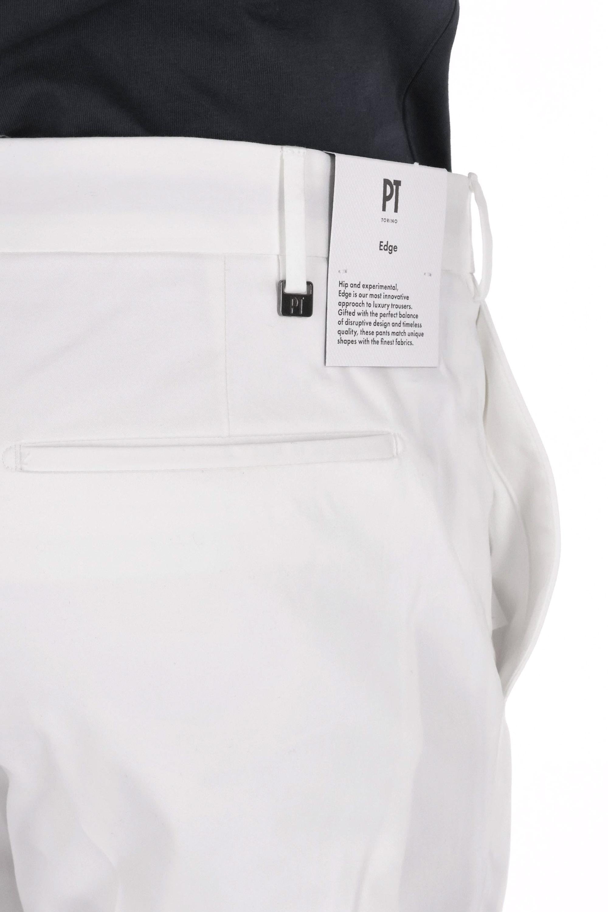 Pantalone in rasatello di cotone mod. Dieci ASX0Z00FWD NU68 0010 PT Torino 