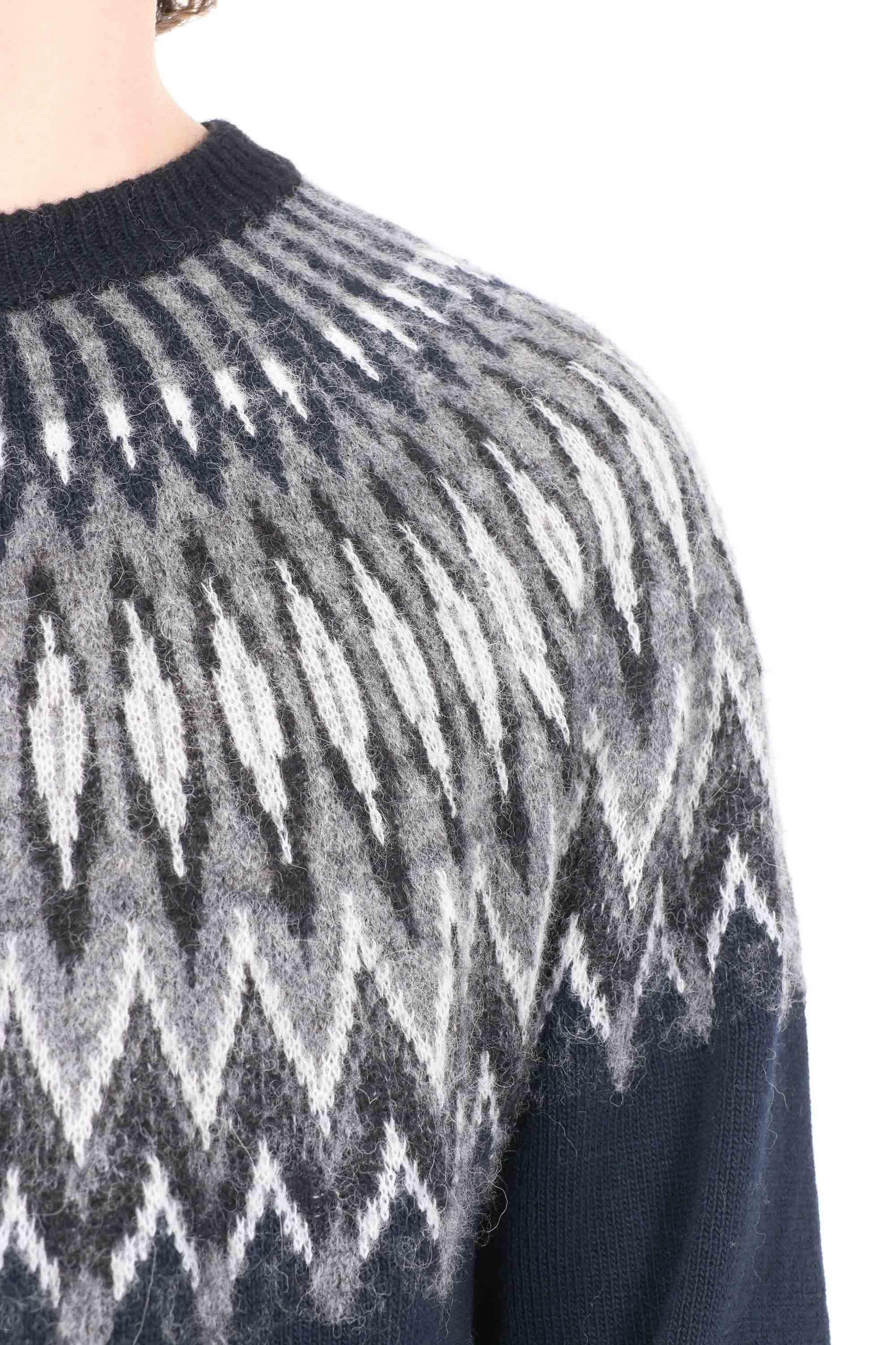 Roberto Collina Maglia girocollo in lana-alpaca lavorazione norvegese 253M35001 10 