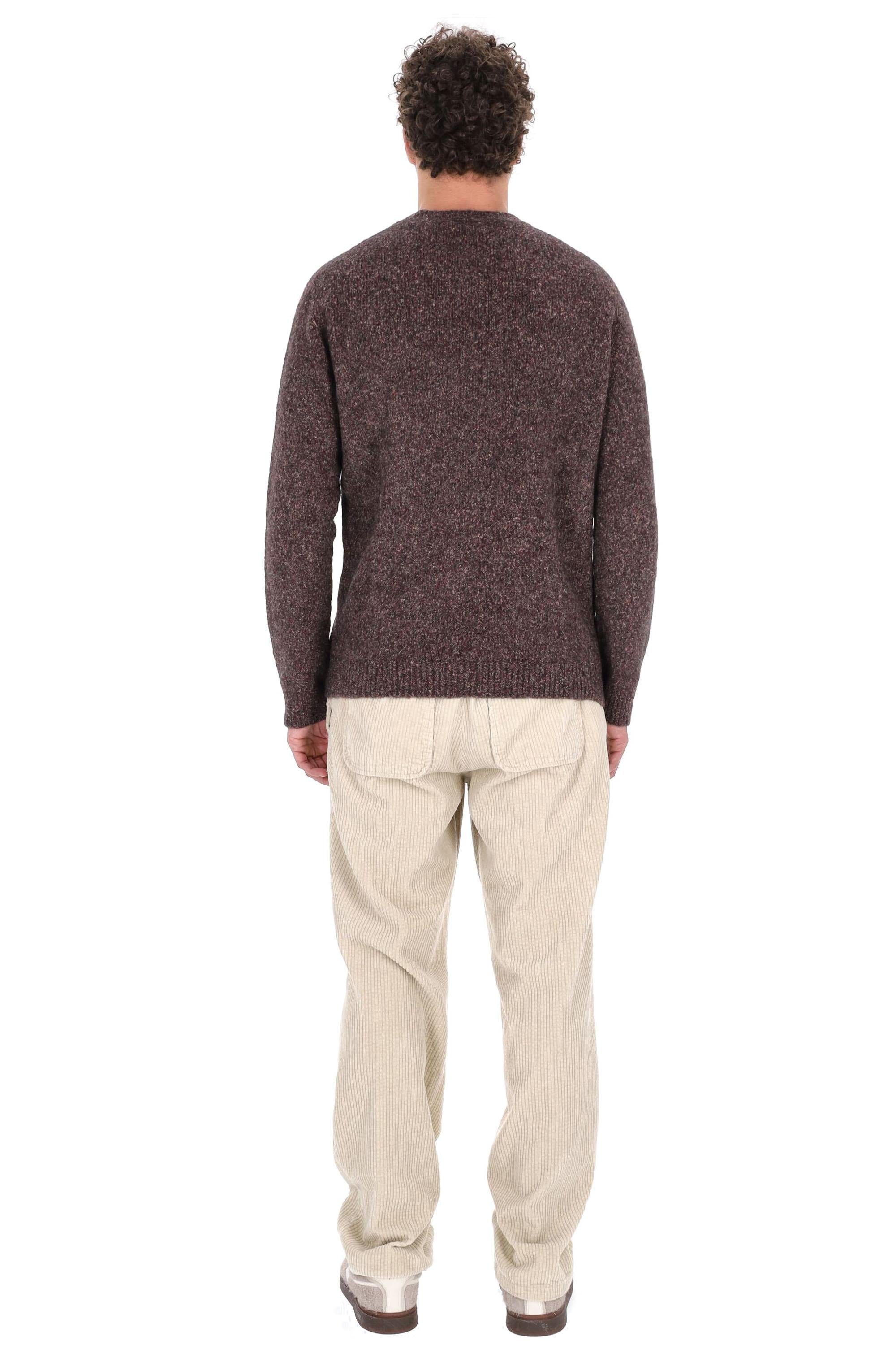 Roberto Collina Maglia girocollo sale e pepe in lana-alpaca 3M43001 M4336 