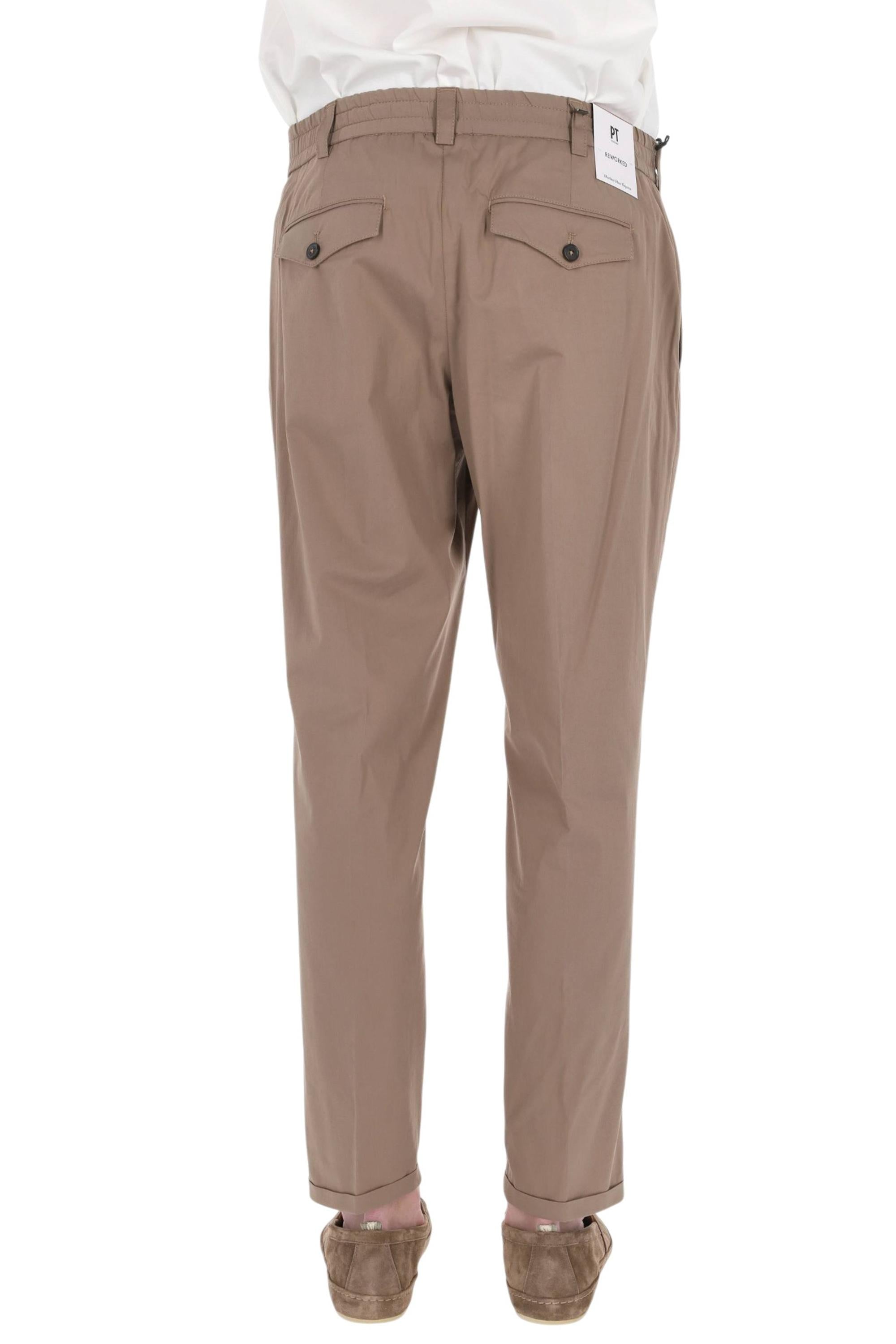 PT Torino Pantalone in techno popeline The Rebel fit CORSRBB30REW VD05 0060 