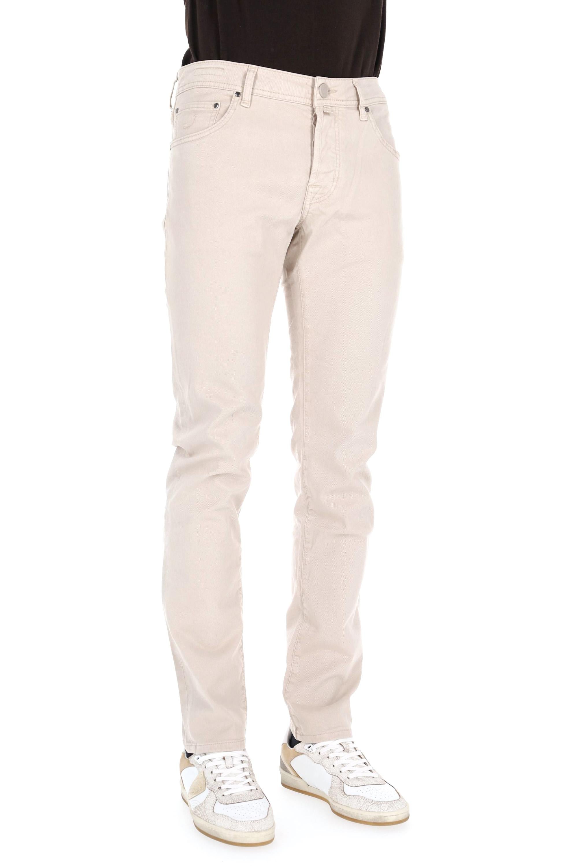 Jacob Cohen 5 tasche color in cotone mano pesca Scott fit JUM_QE007-036-S4216 A83 