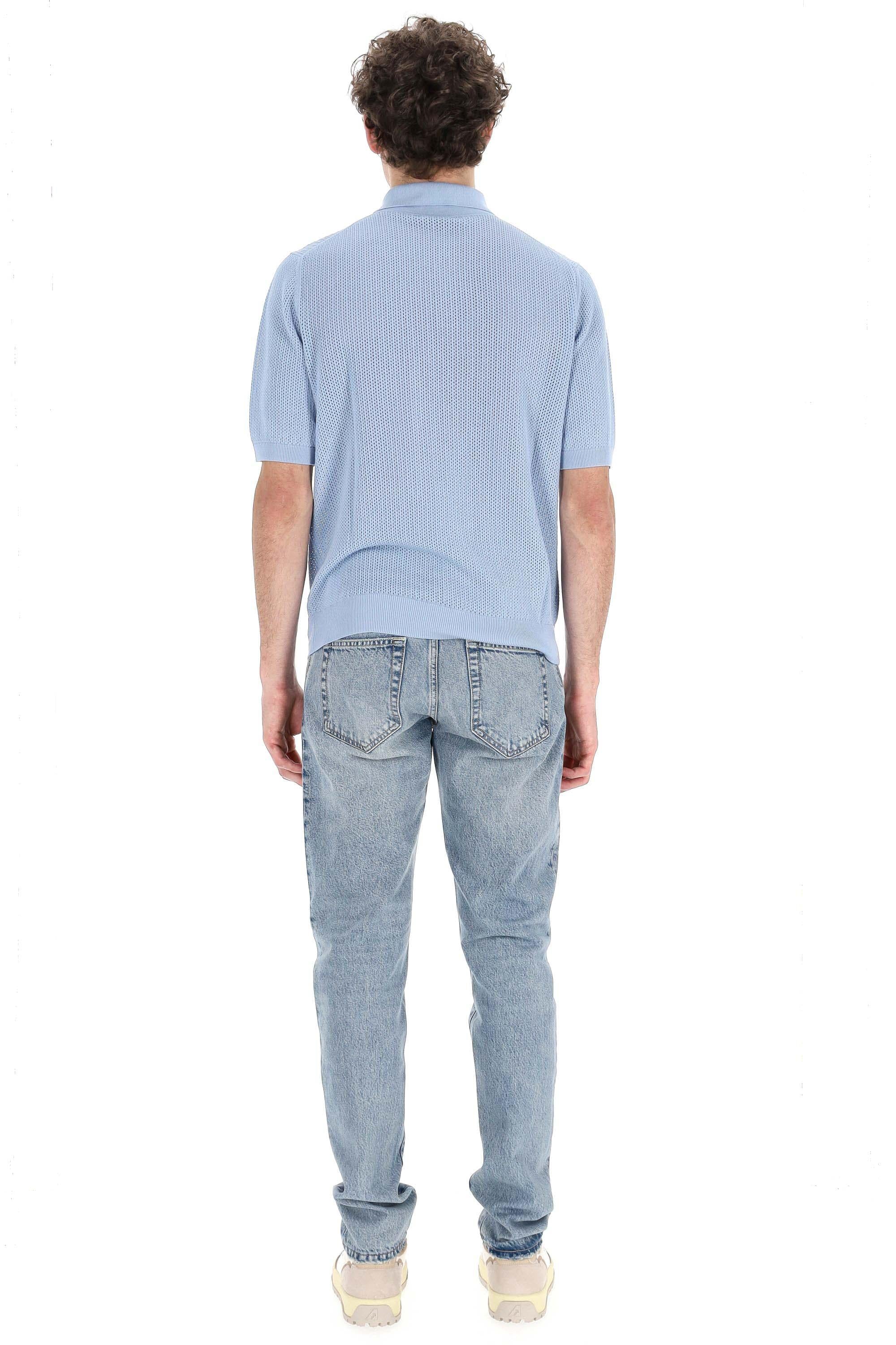 Polo in cotone traforato B2W176 12C91-2 13091 Ballantyne 