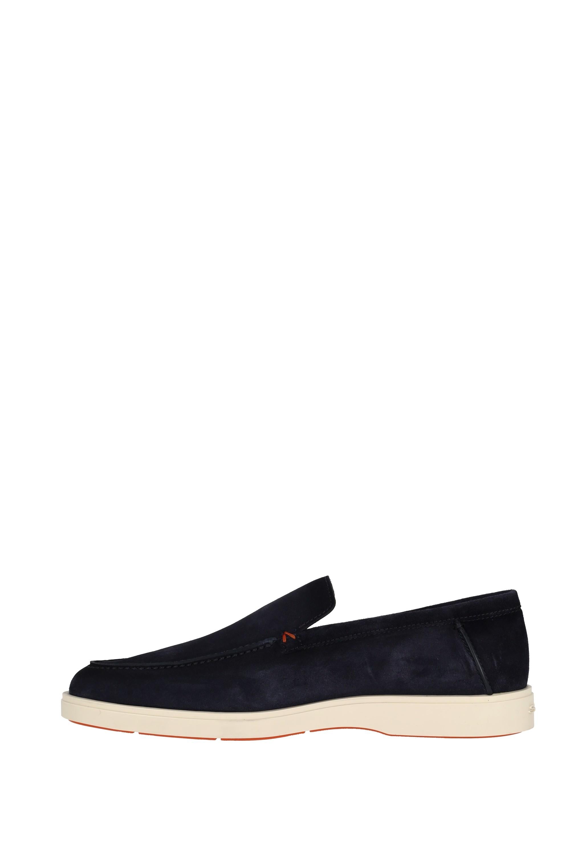 Slip on in camoscio fondo gomma MGDT17824TICBGEX/3 U60 Santoni 