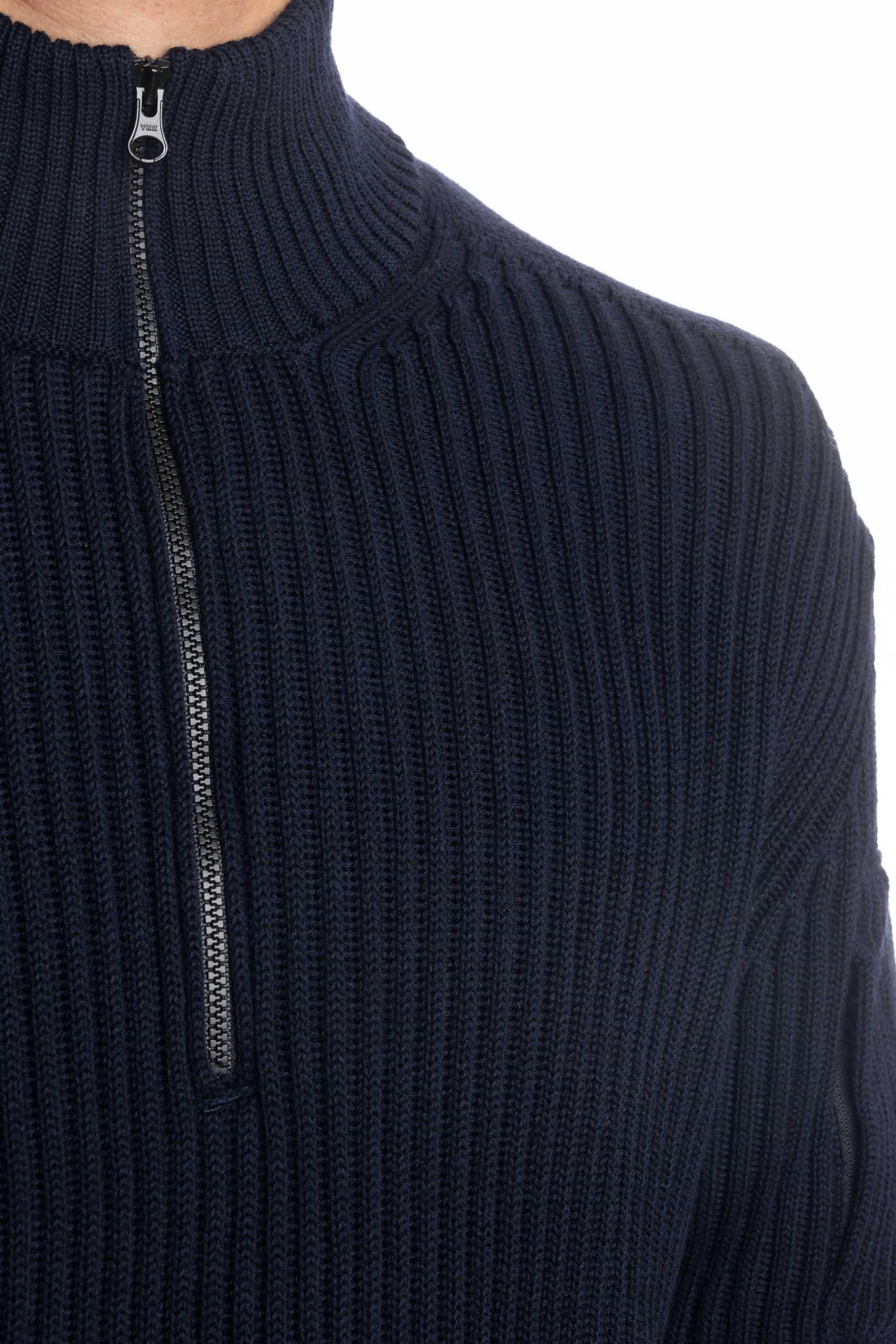 CP Company Maglia mezza zip in lana costa inglese CMKN255A 006595A/2 888 