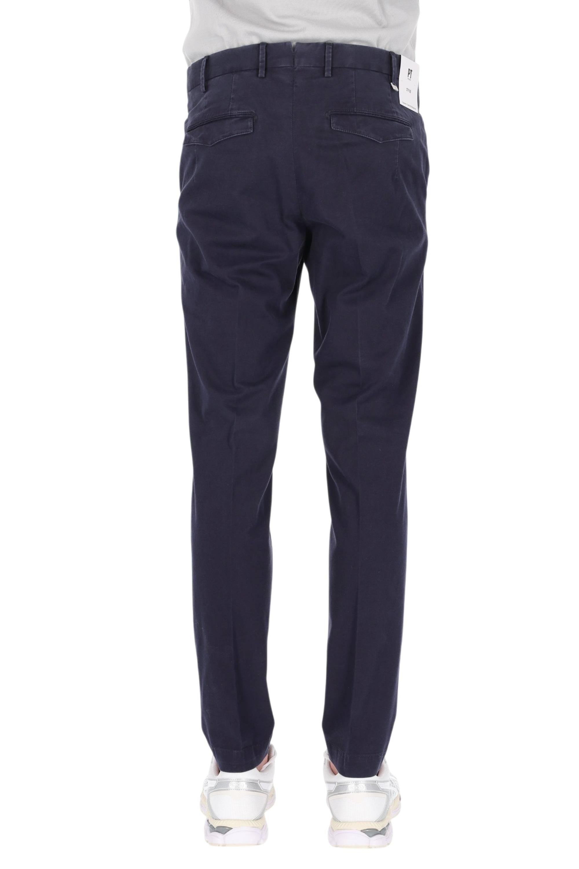 PT Torino Pantalone in tricotina di cotone Master fit COALMAZ00CL1 TU18-3 0360 