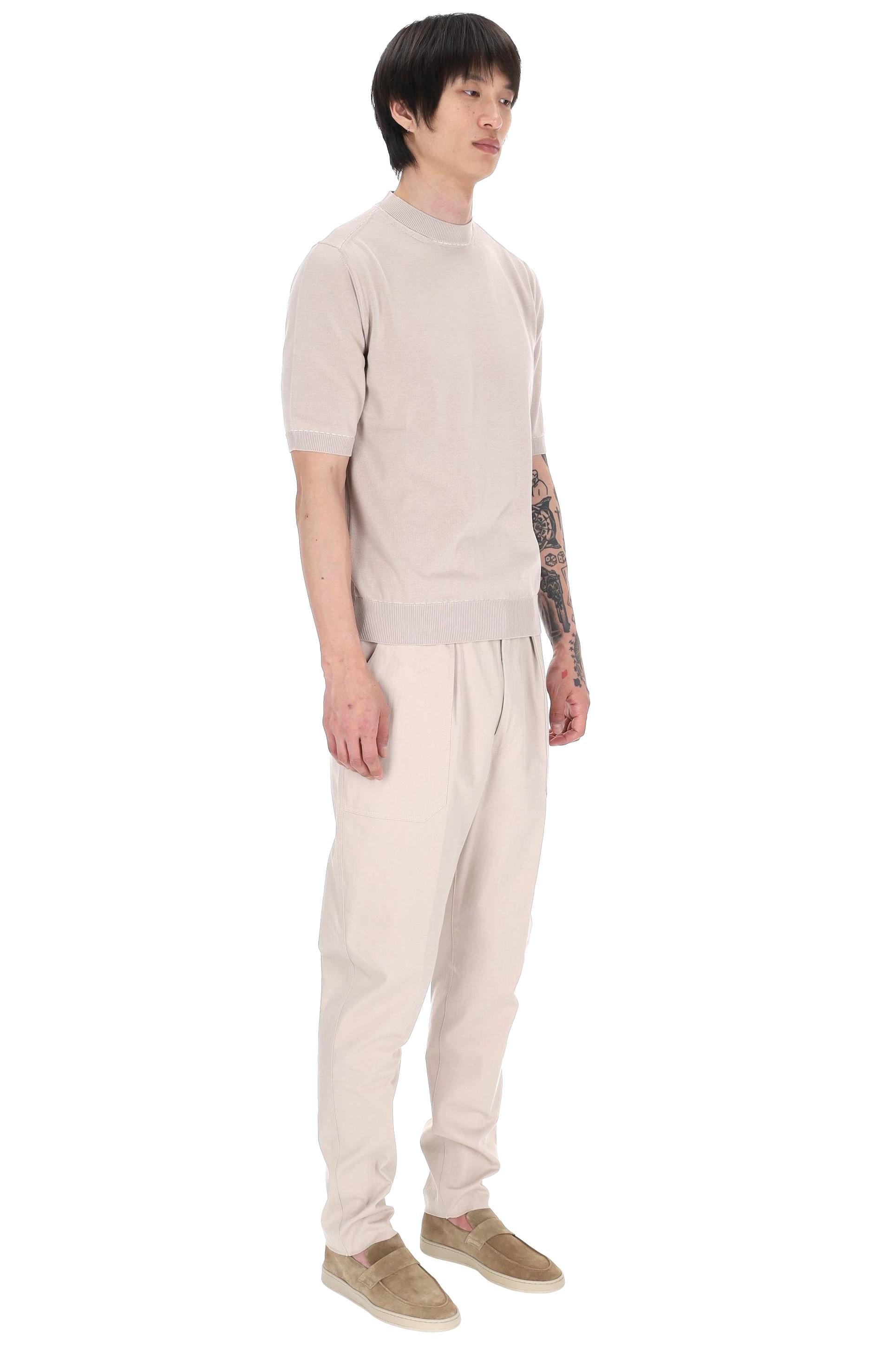 Eleventy T-shirt in cotone punto cavallo M76MAGM27 MAG0M015/2 02-01 