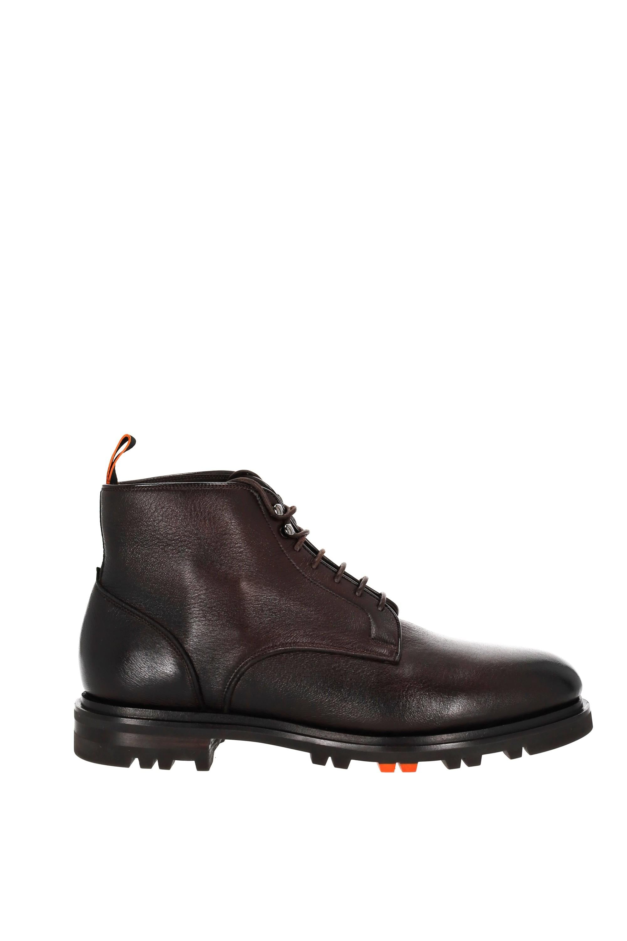 Santoni Polacchino in pelle di cervo modello Logan MCCO18858SM3SLE1 T50 