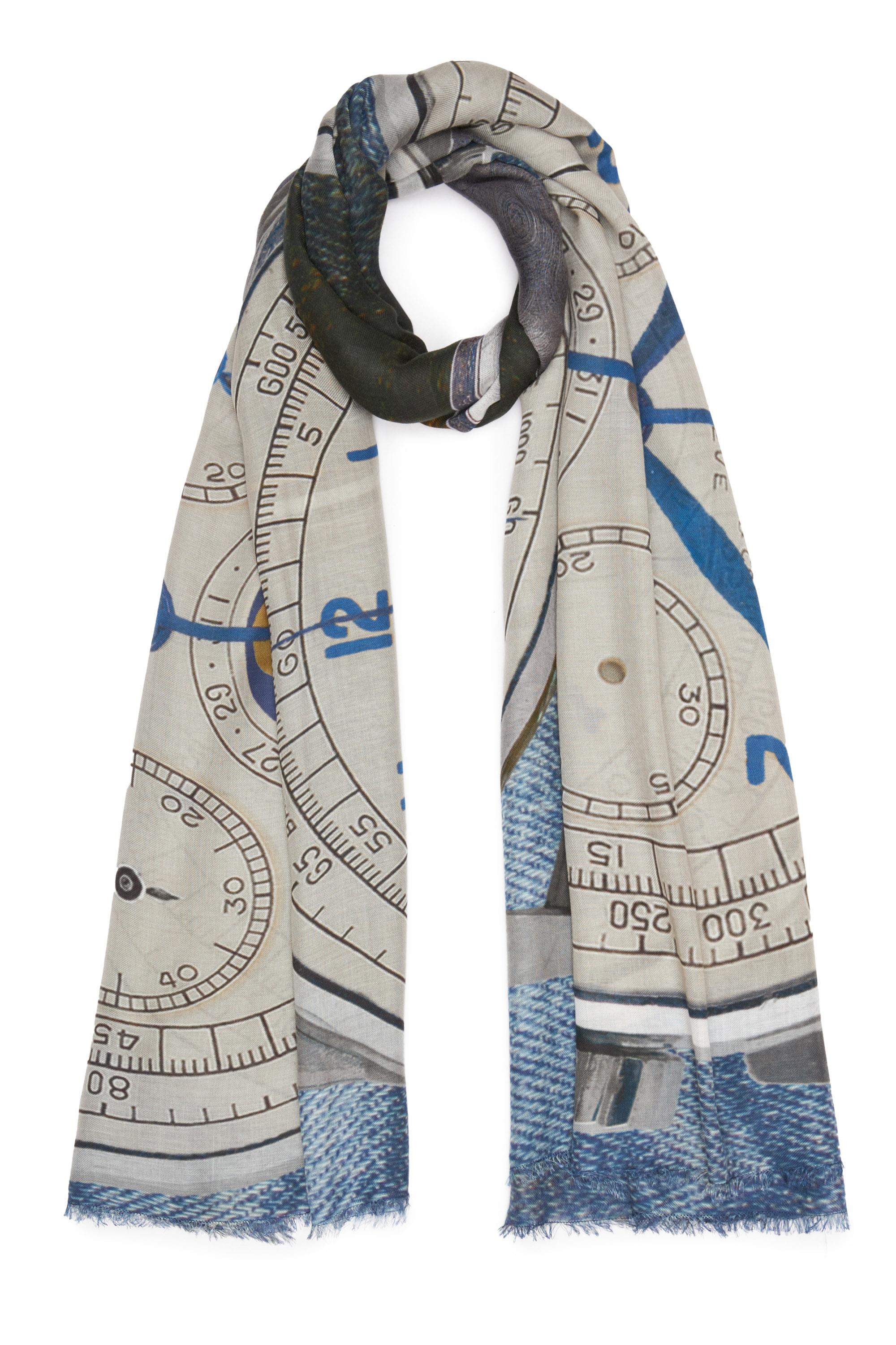 Sciarpa in modal-cashmere modello Orologi 2043 86020 Faliero Sarti 
