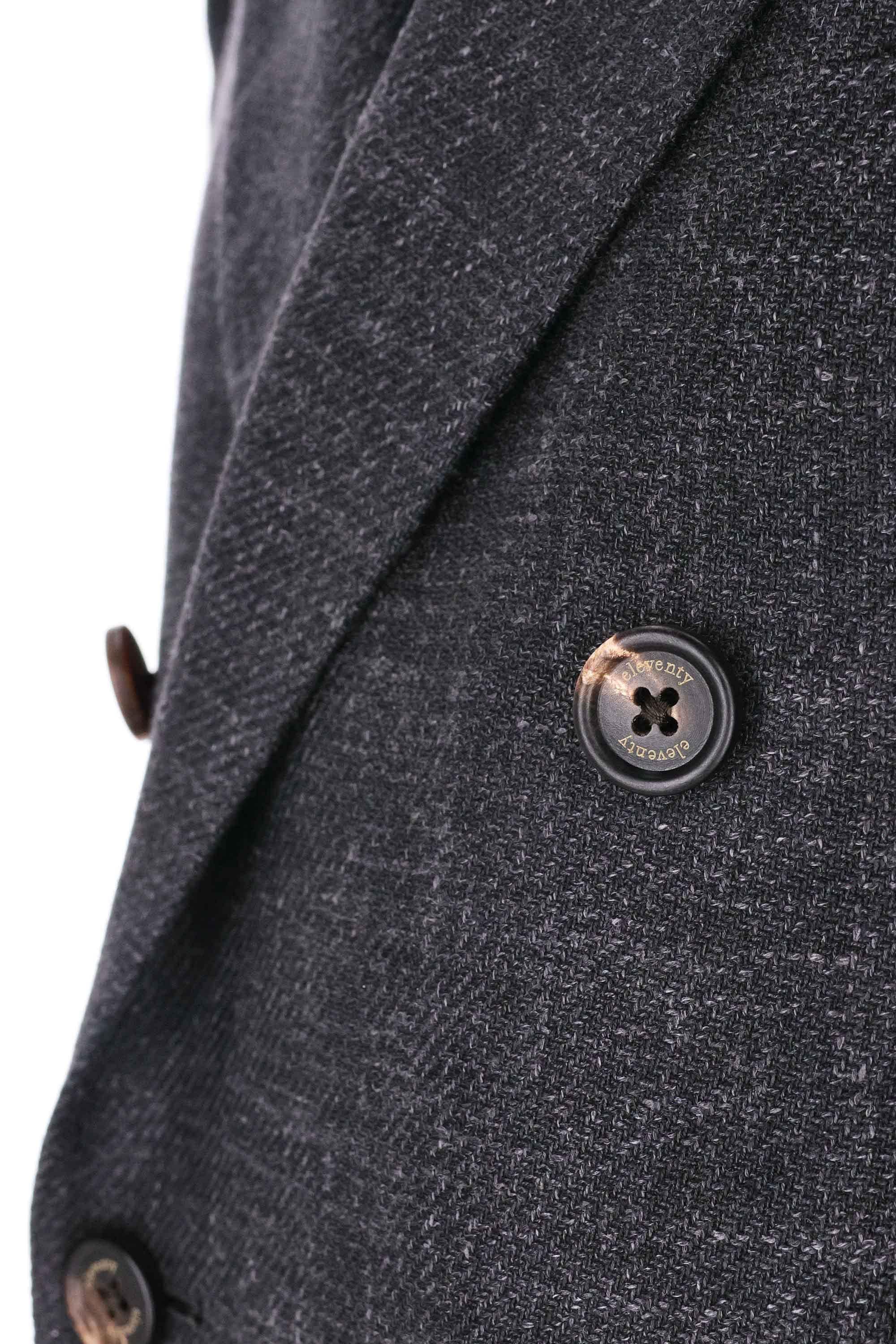 Eleventy Giacca doppiopetto tramata in lana-lino-seta L75GIAE01 TES0L118 22 