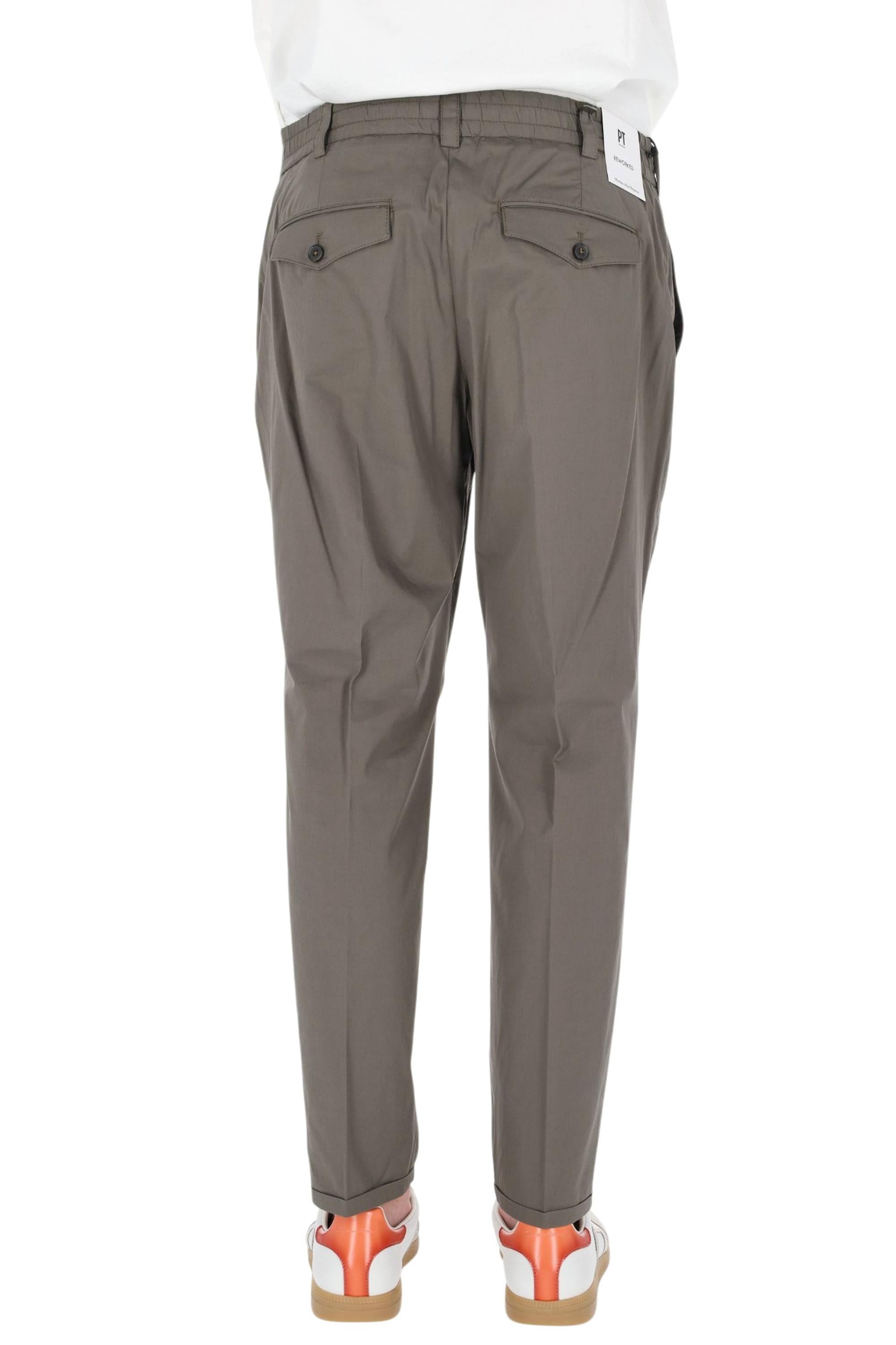 PT Torino Pantalone in techno popeline The Rebel fit CORSRB30REW VD05 0445 