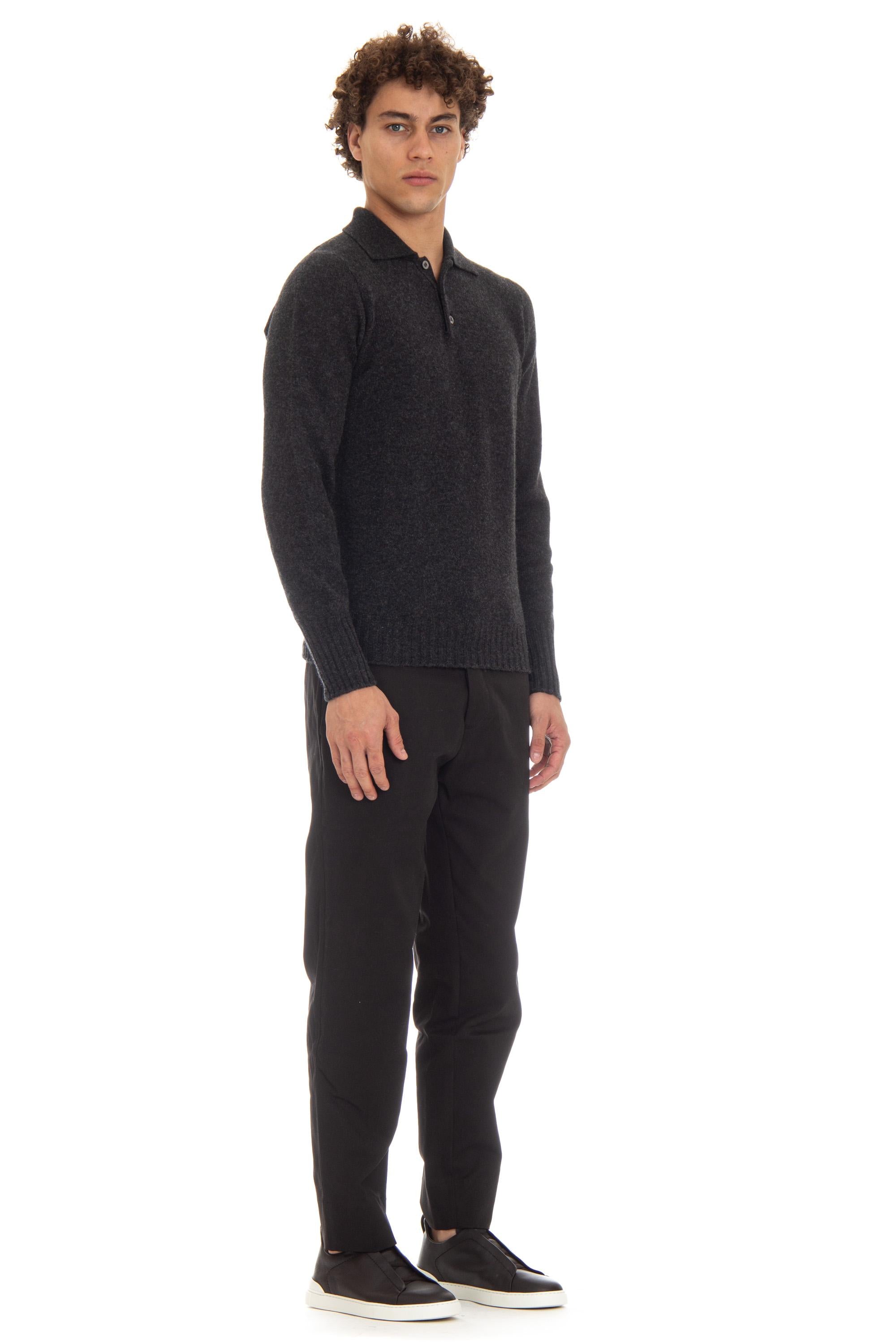 Drumohr Polo maglieria in lana di agnello D4W145 680 
