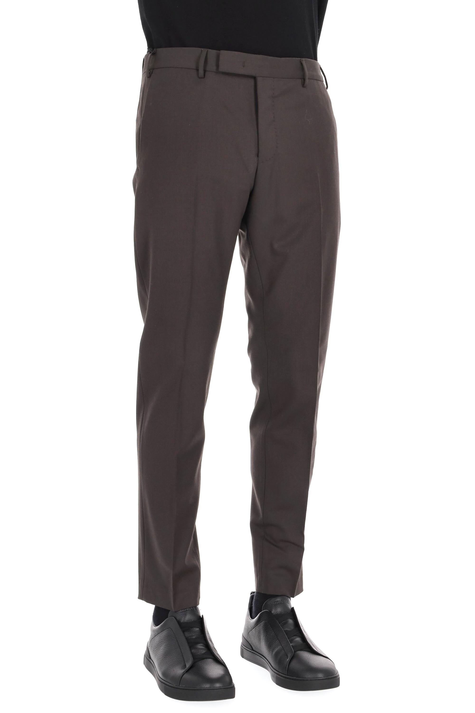 Pantalone in batavia di lana b-stretch fit Dieci AFX0Z00FWD MA37/2 0190 PT Torino 