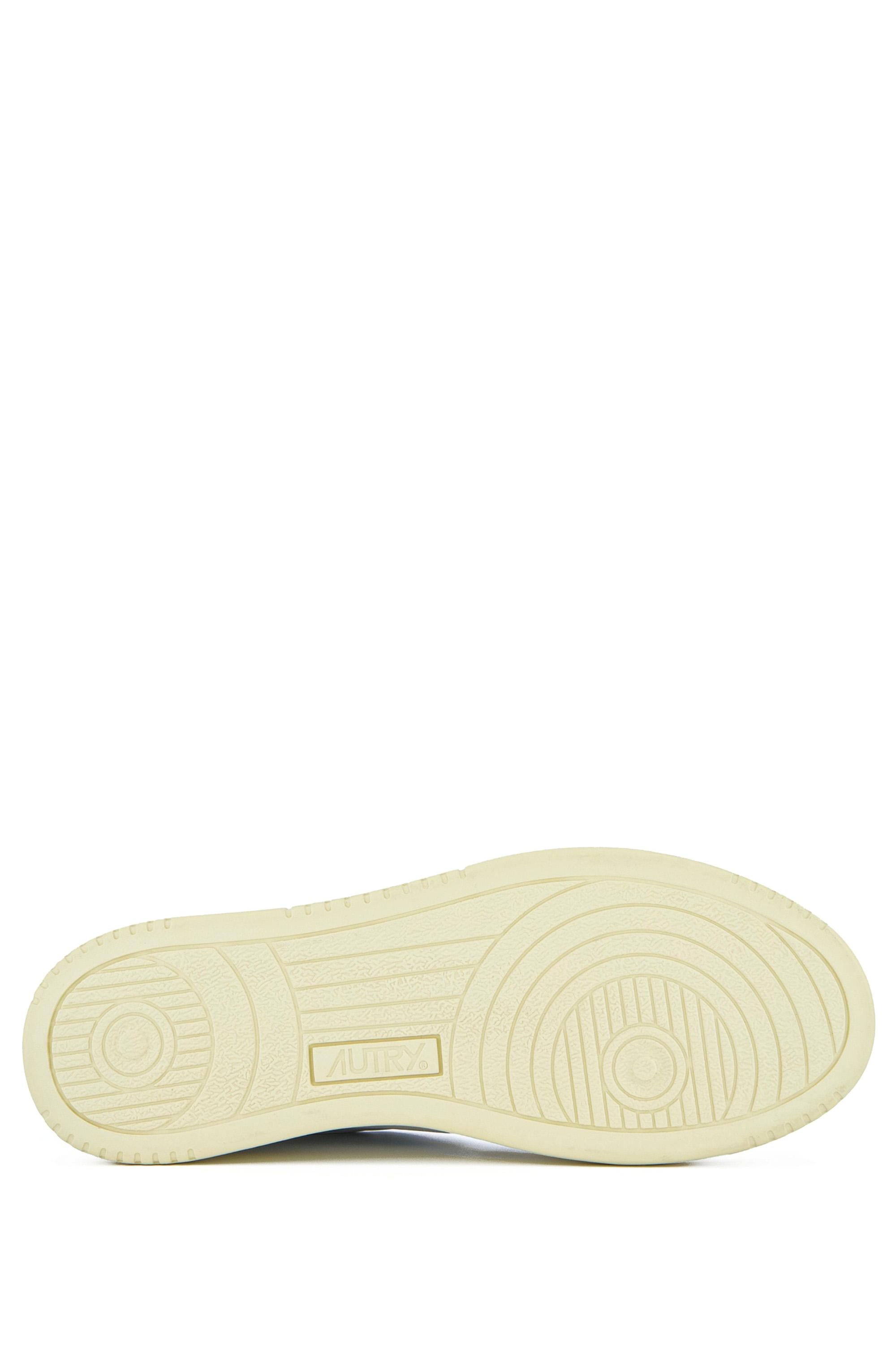 Sneaker donna Dallas in pelle talloncino argento ADLW MR07 MSH/SILVER Autry 