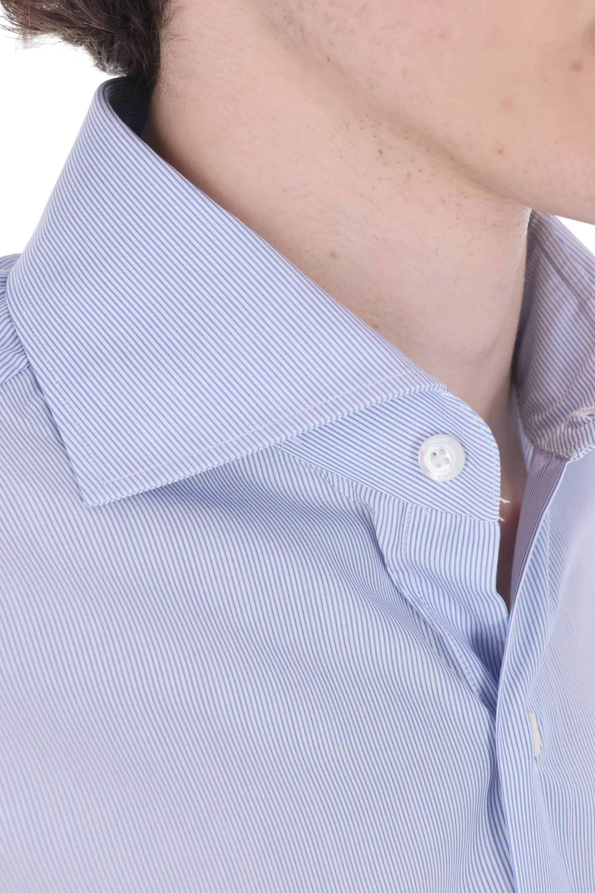Finamore Camicia sartoriale rigata titolo 170/2 170/2N 141010 C0164Z 01 
