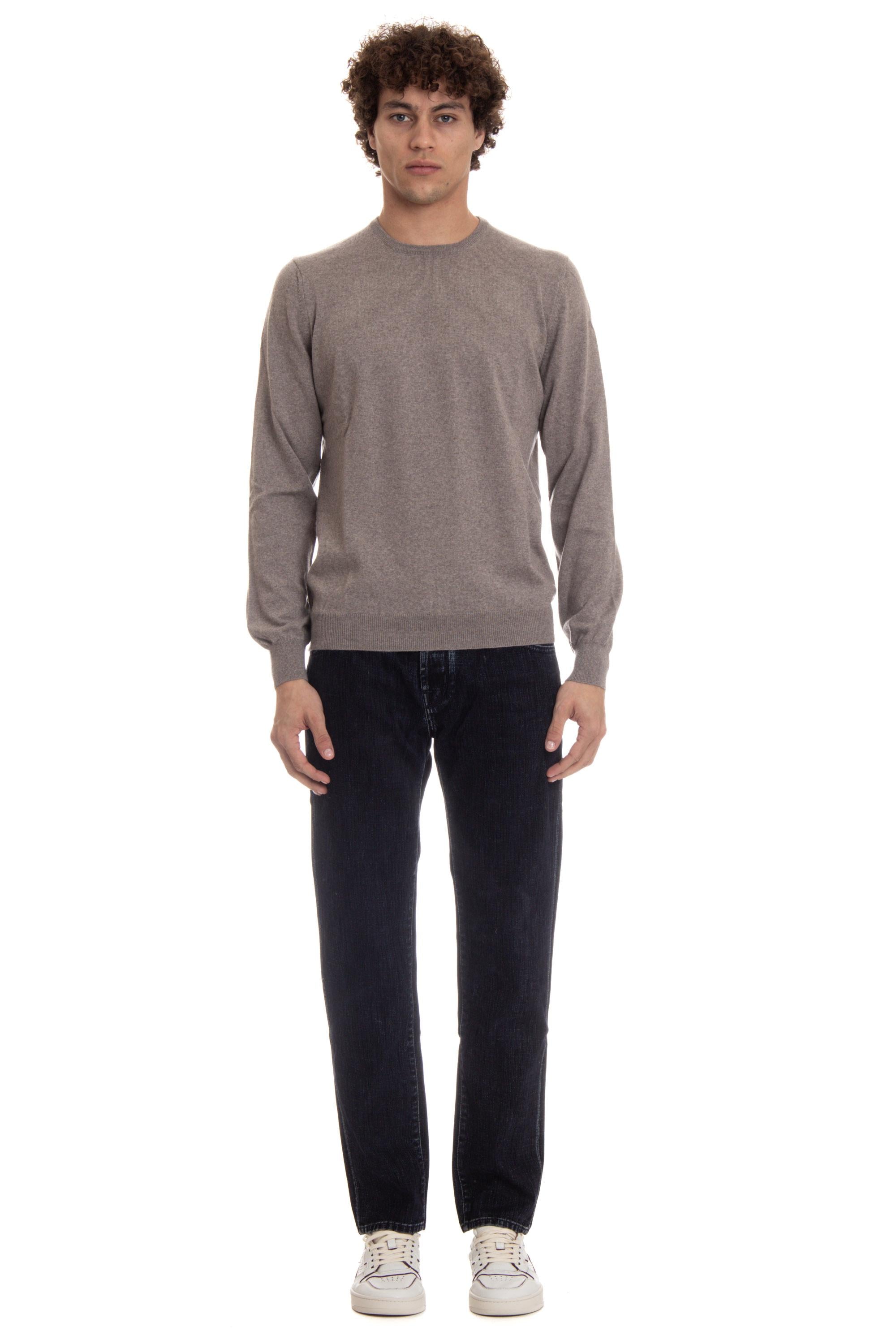 Maglia girocollo in lana vergine extrafine 1429055567/2 0140 140 Barba 