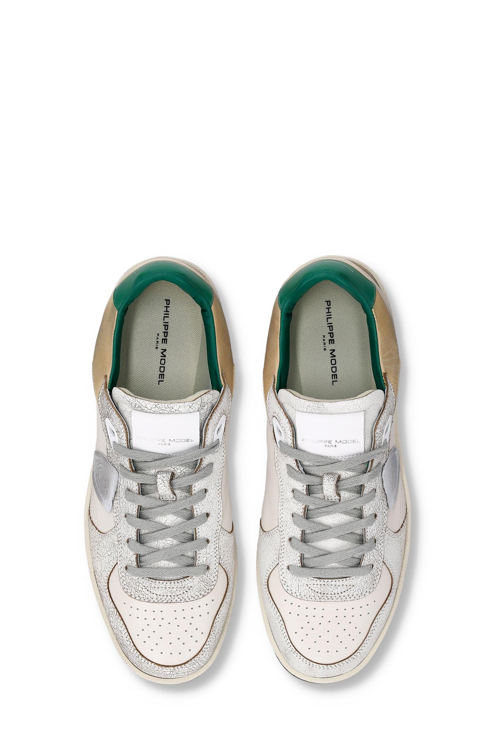 Sneaker Pgal con talloncino verde PGLU PGAL/3 VC03 Philippe Model 