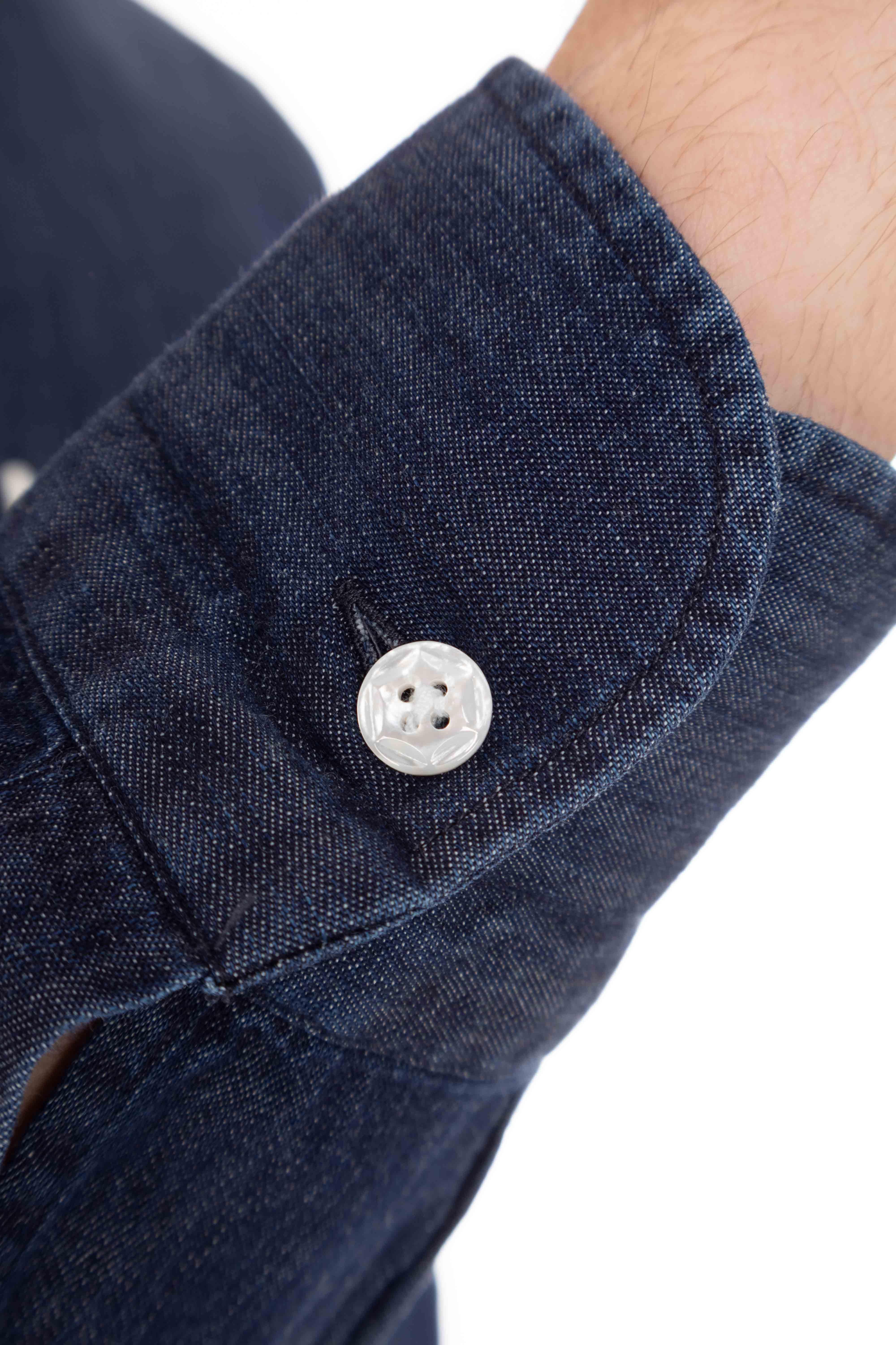 Camicia sartoriale in denim LIU13P0136035.U MULTICOLOR Barba 