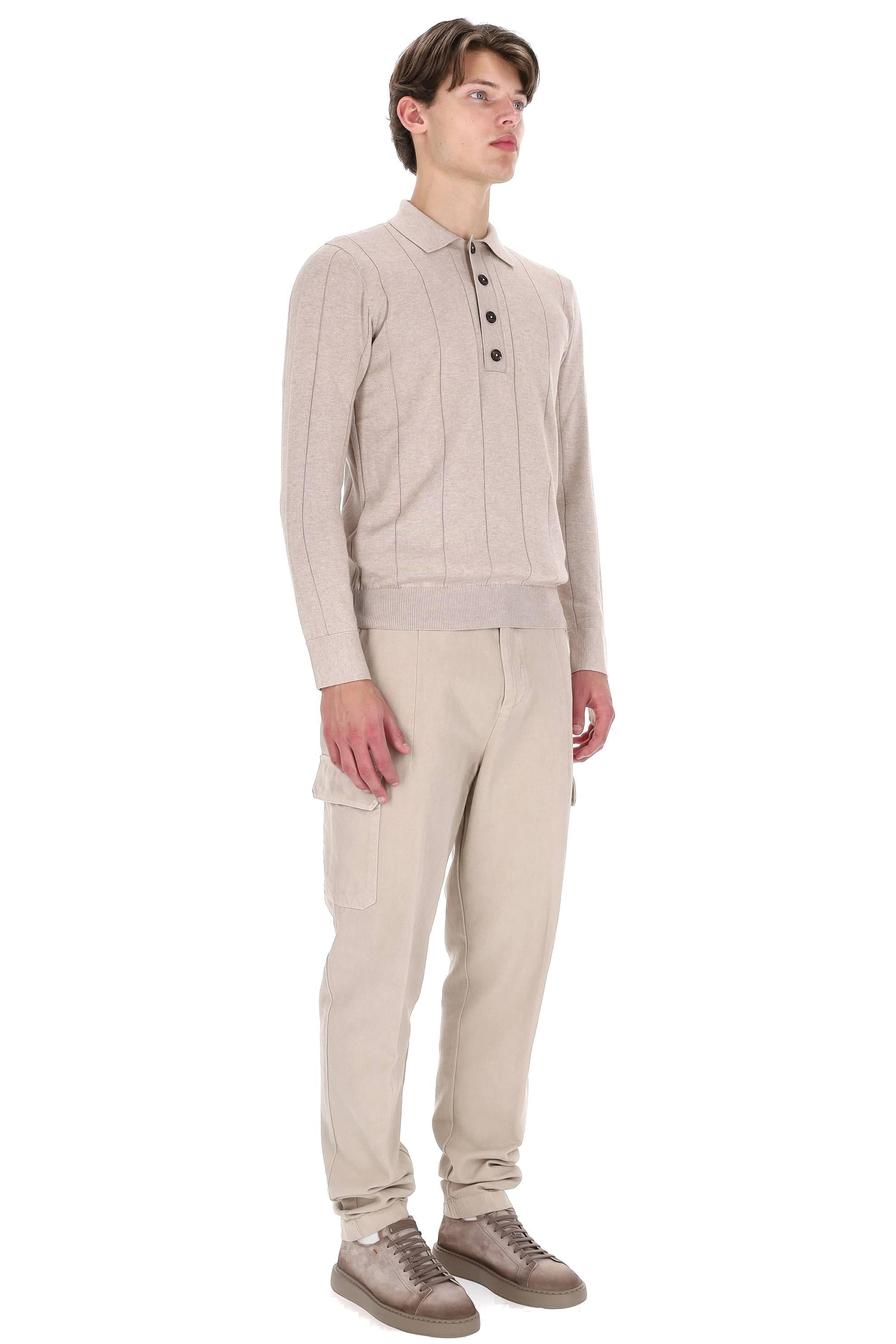 Eleventy Polo-maglieria in cotone-cashmere L76POLL09 MAG0K007 02 