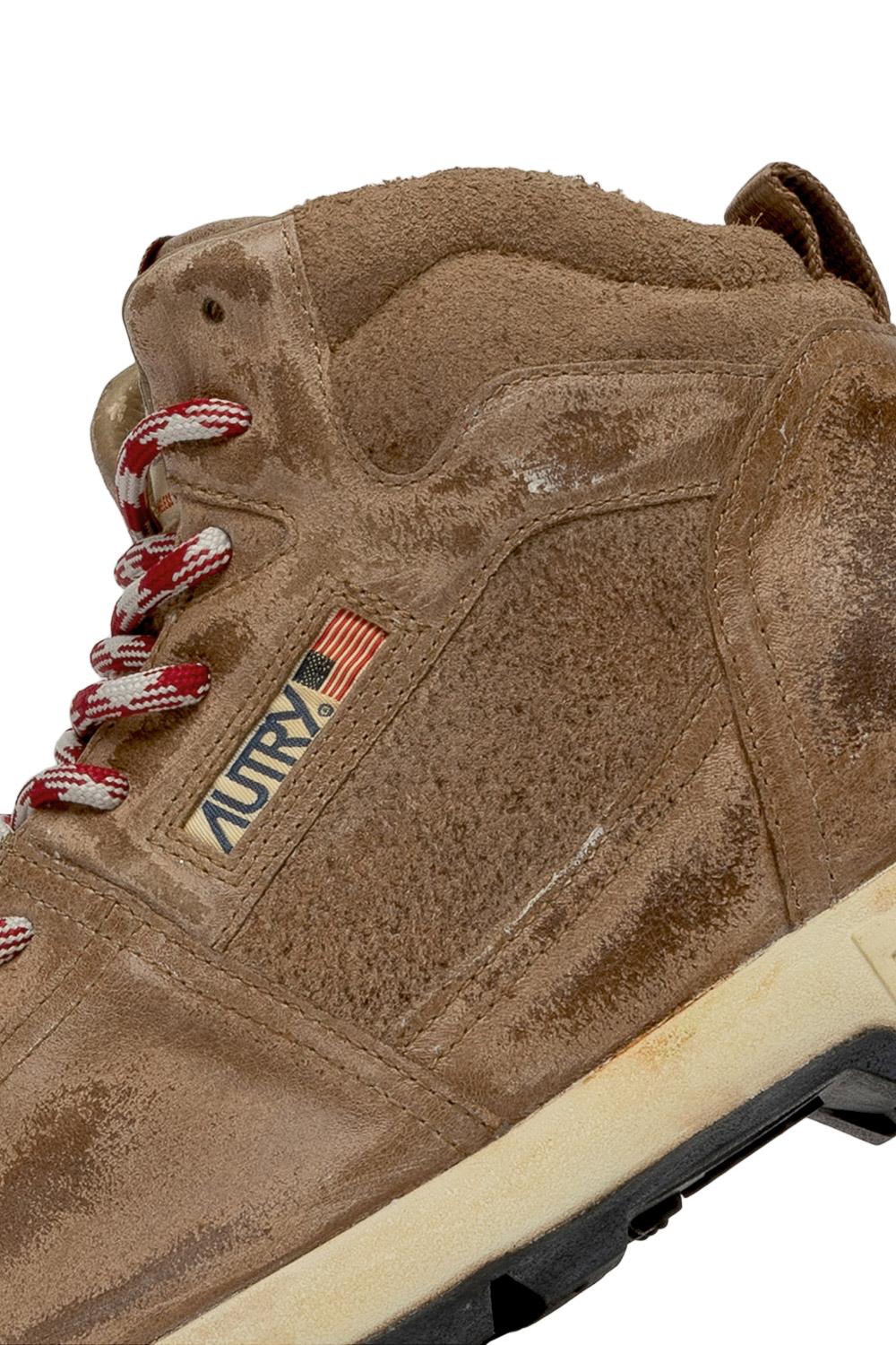 Autry Stivaletto donna Malga in pelle anticata HBMW EU02 CIGAR/CIGAR 