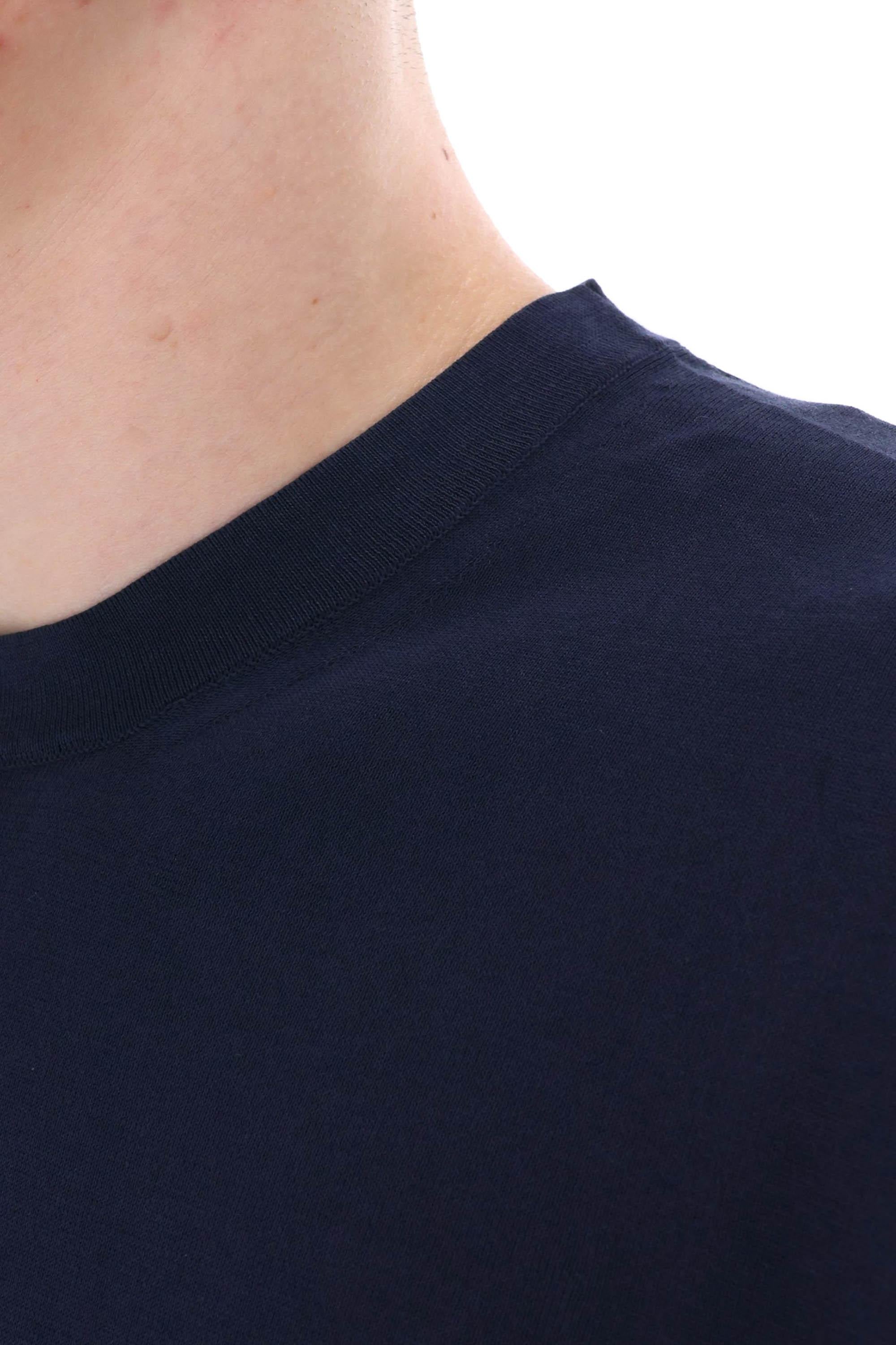 T-shirt in cotone frosted superlight D0GF100N 795 Drumohr 