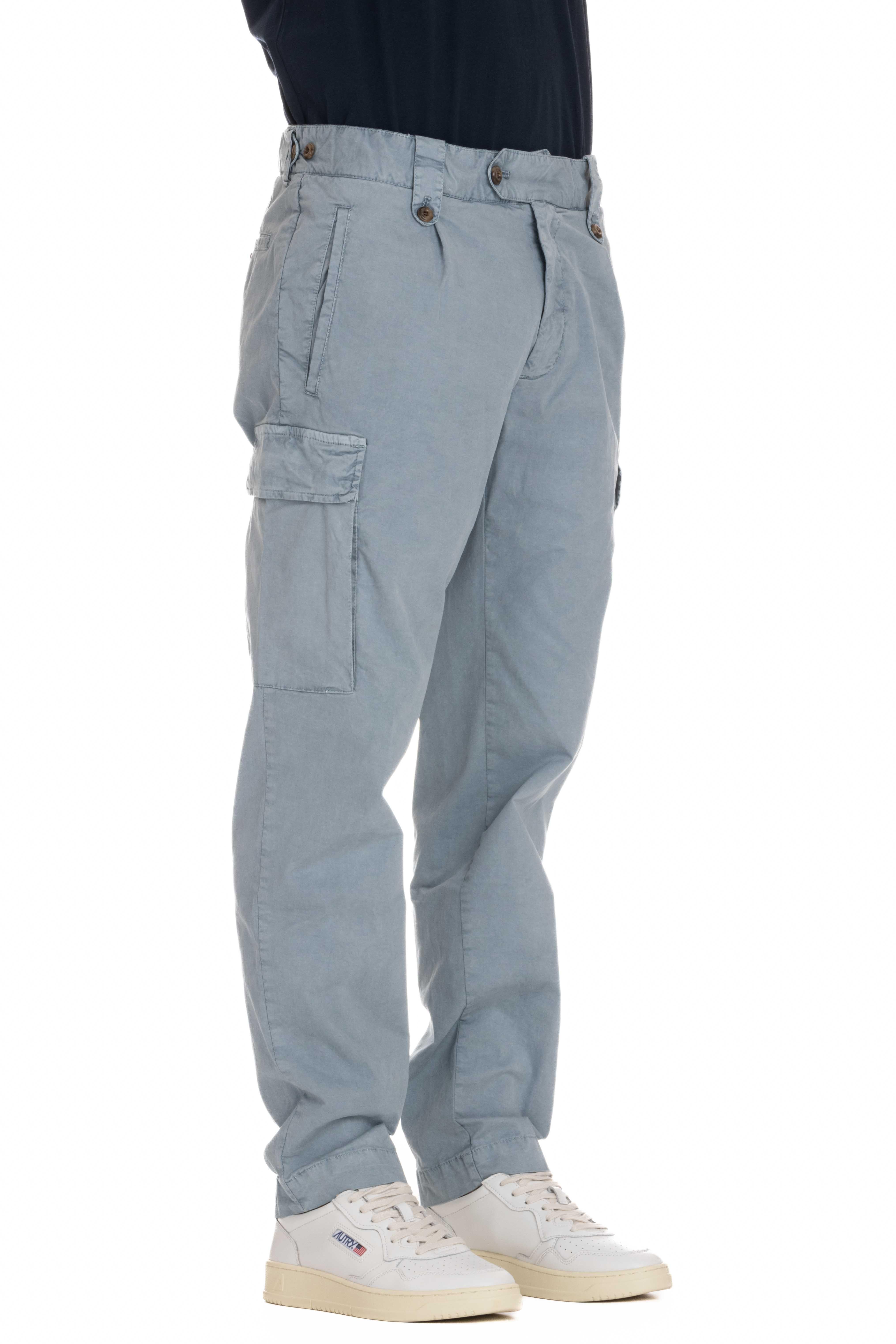 Myths Pantalone cargo archivio in cotone delavè mod. Ares 24M15L 20-FR/2 F56 