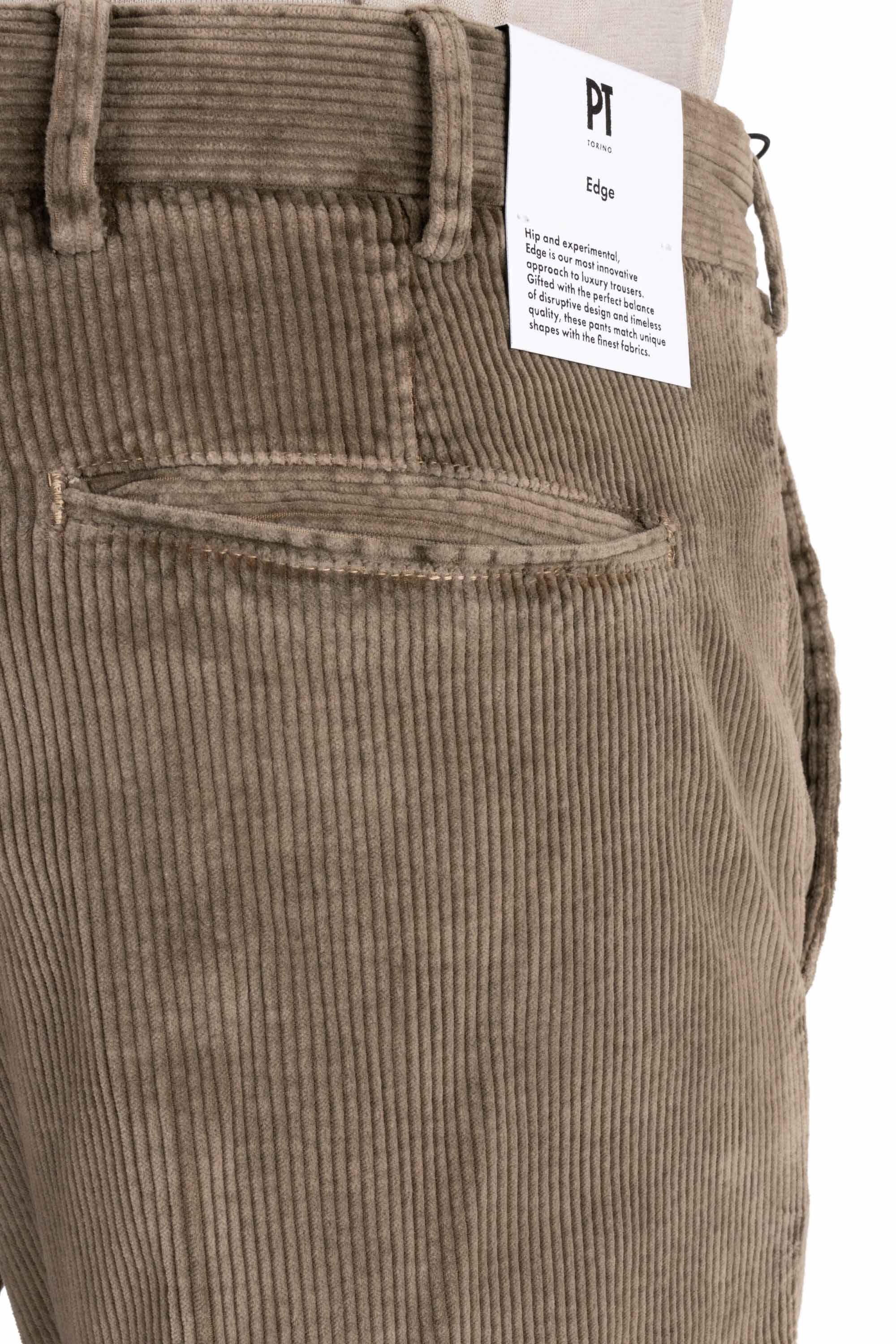 PT Torino Pantalone in velluto coste 500 righe Rebel fit RTZ1Z00FWD TU87/2 N865 