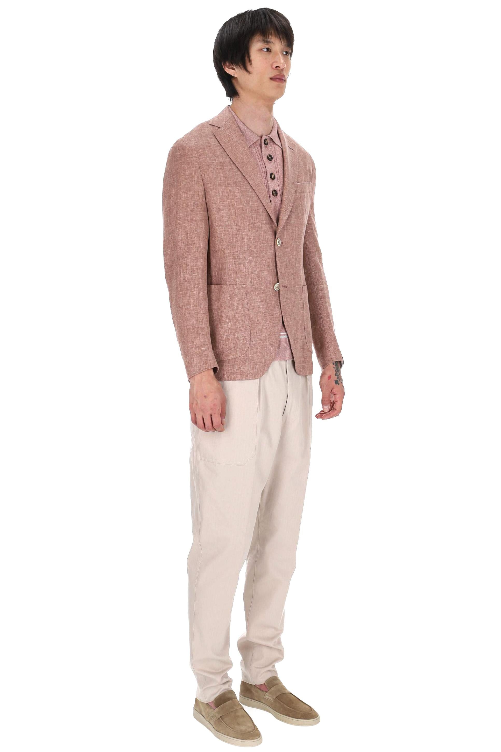 Eleventy Giacca in lino-lana-seta Zegna cross-ply M75GIAC12 TES0K024 99 